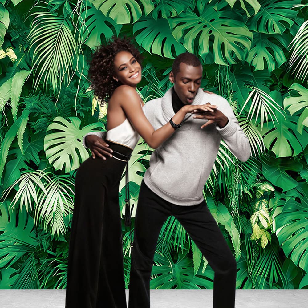 Maqtt 8X6Ft Jungle Palm Wildlife Park Plant Photo Photography Background Outdoor Friends Party Tropical Backdrop Family Party Ba