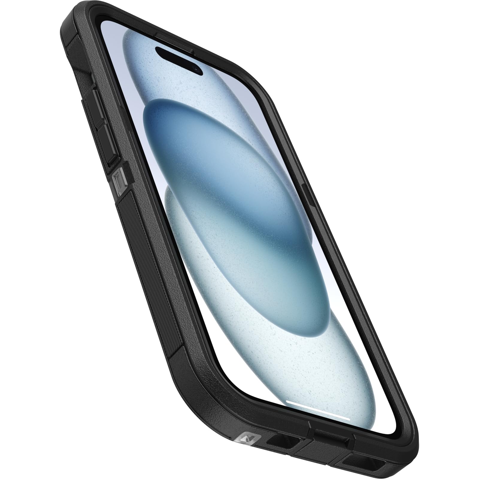 Otterbox Iphone 15, Iphone 14, And Iphone 13 Defender Series Xt Clear Case   Dark Side (Black/Clear), Screenless, Rugged, Snaps