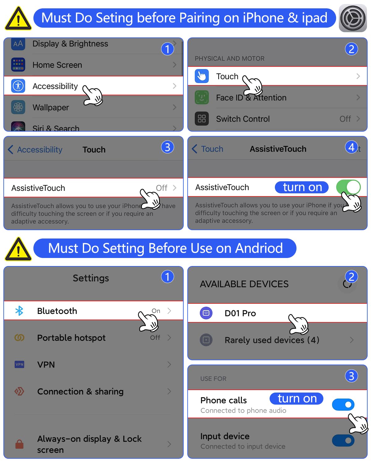 Zttopo Tiktok Scrolling Ring, Tik Tok Bluetooth Remote Control, Kindle App Page Turner With Carrying Case, Camera Photo Clicker