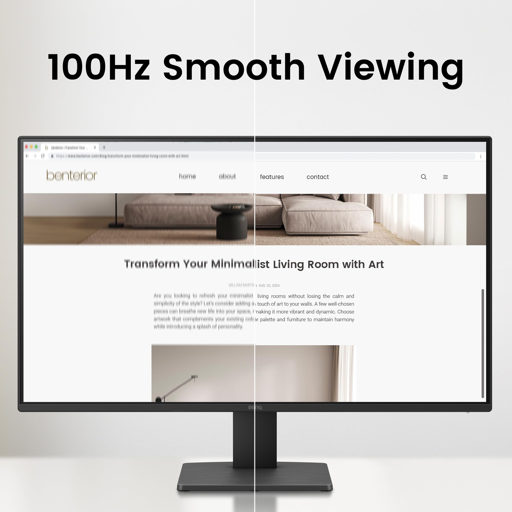 Benq Gw2791 27    1080P Fhd 100Hz Ips Eye Care Monitor, Hdmi, Displayport, 1080X1920, Ultra Slim Bezel, Tuv Certified, Flicker F