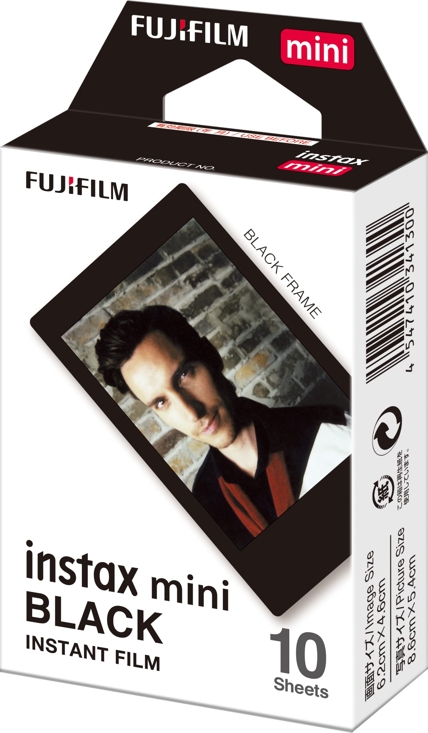Fujifilm Instax Mini Black Film   10 Exposures