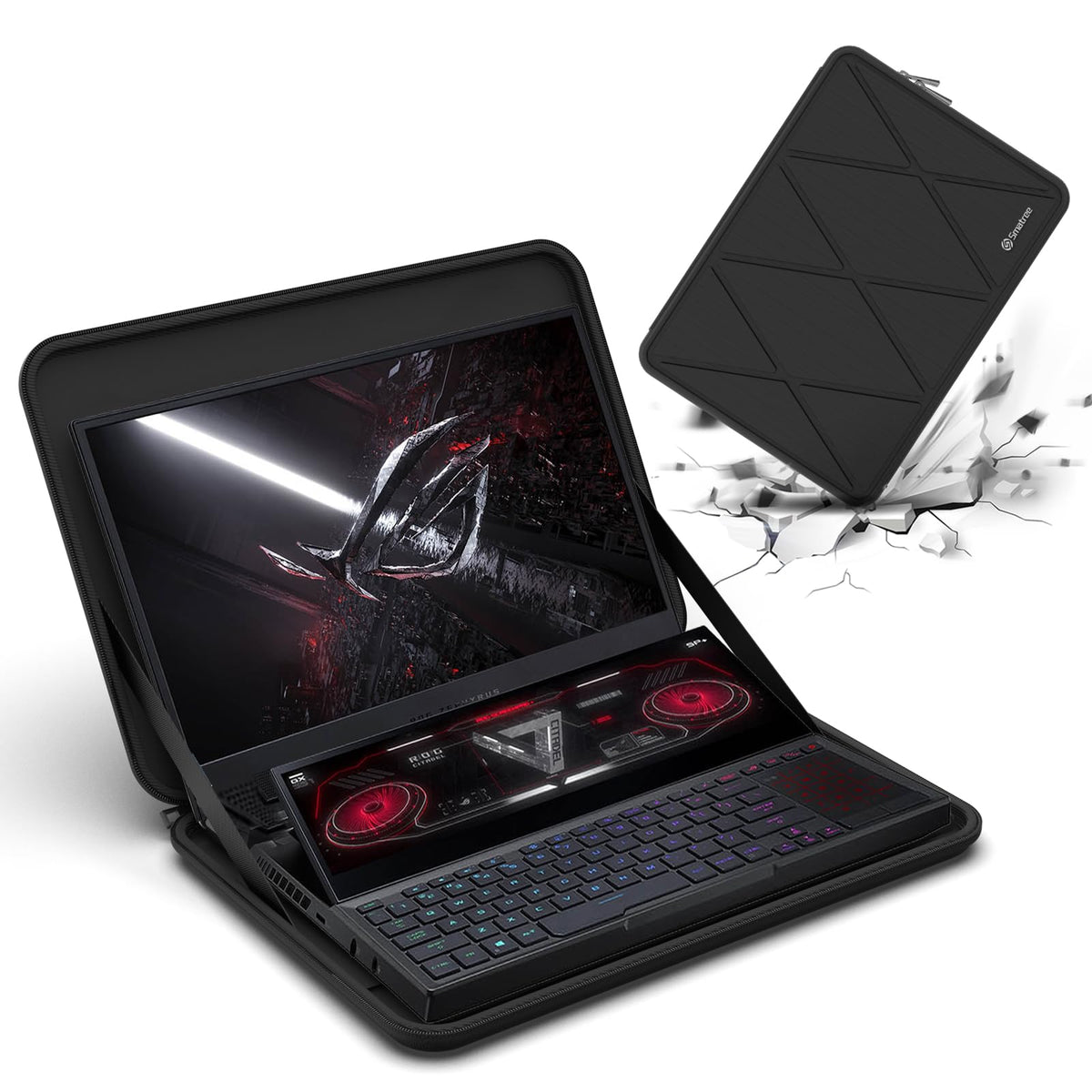 Smatree Laptop Sleeve for 16inch ASUS ROG Strix SCAR 16 2025/2024, ROG Strix G16 2025/2024, ExpertBook B5 Flip/B5 OLED, ASUS ProArt Studiobook 16/Pro 16 OLED, 15.6inch ASUS 2021 ROG Zephyrus Duo 15 SE