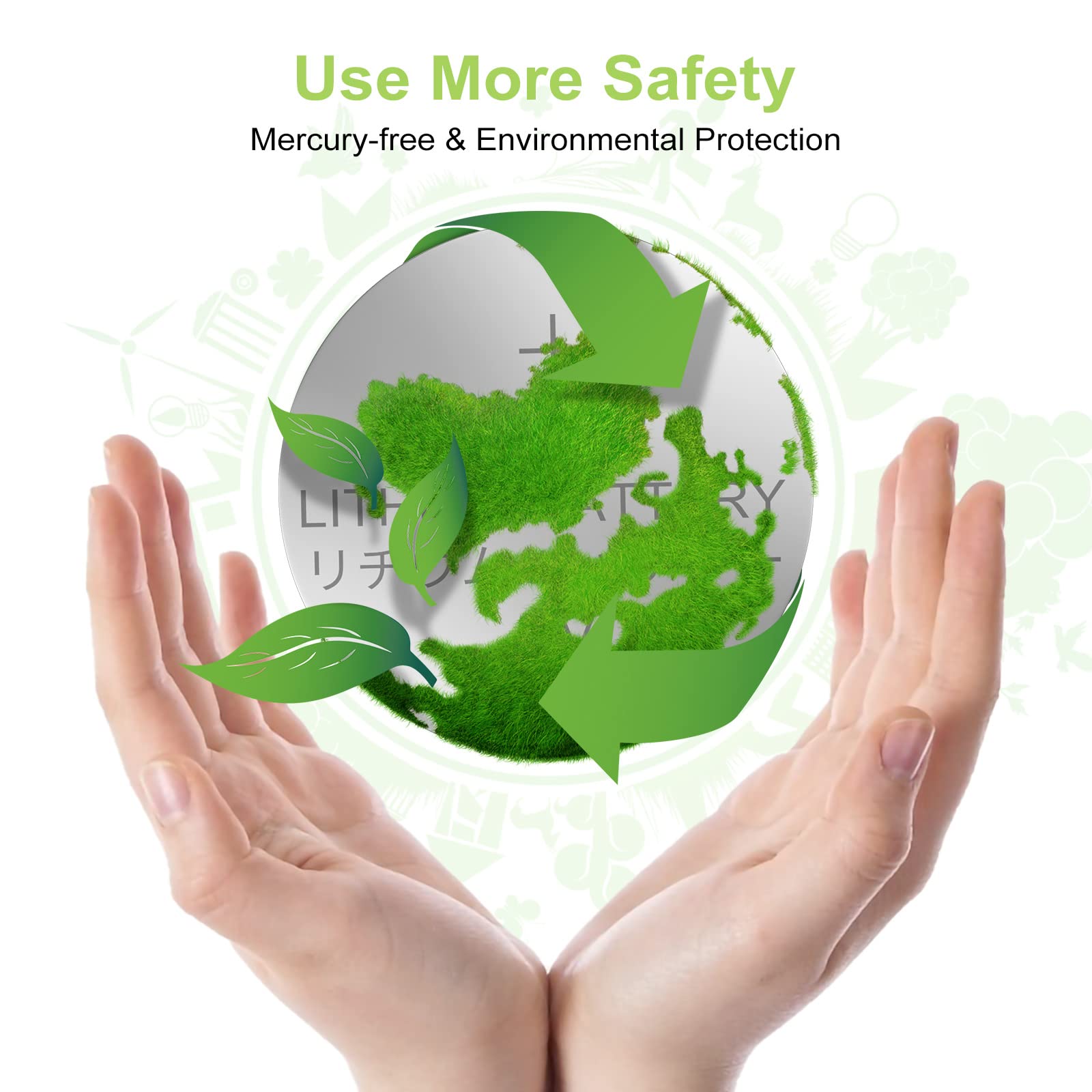 Powerowl High Capacity Cr1632 Battery (15 Pack) Cr 1632 3V Lithium Batteries, 10 Years Leak Free