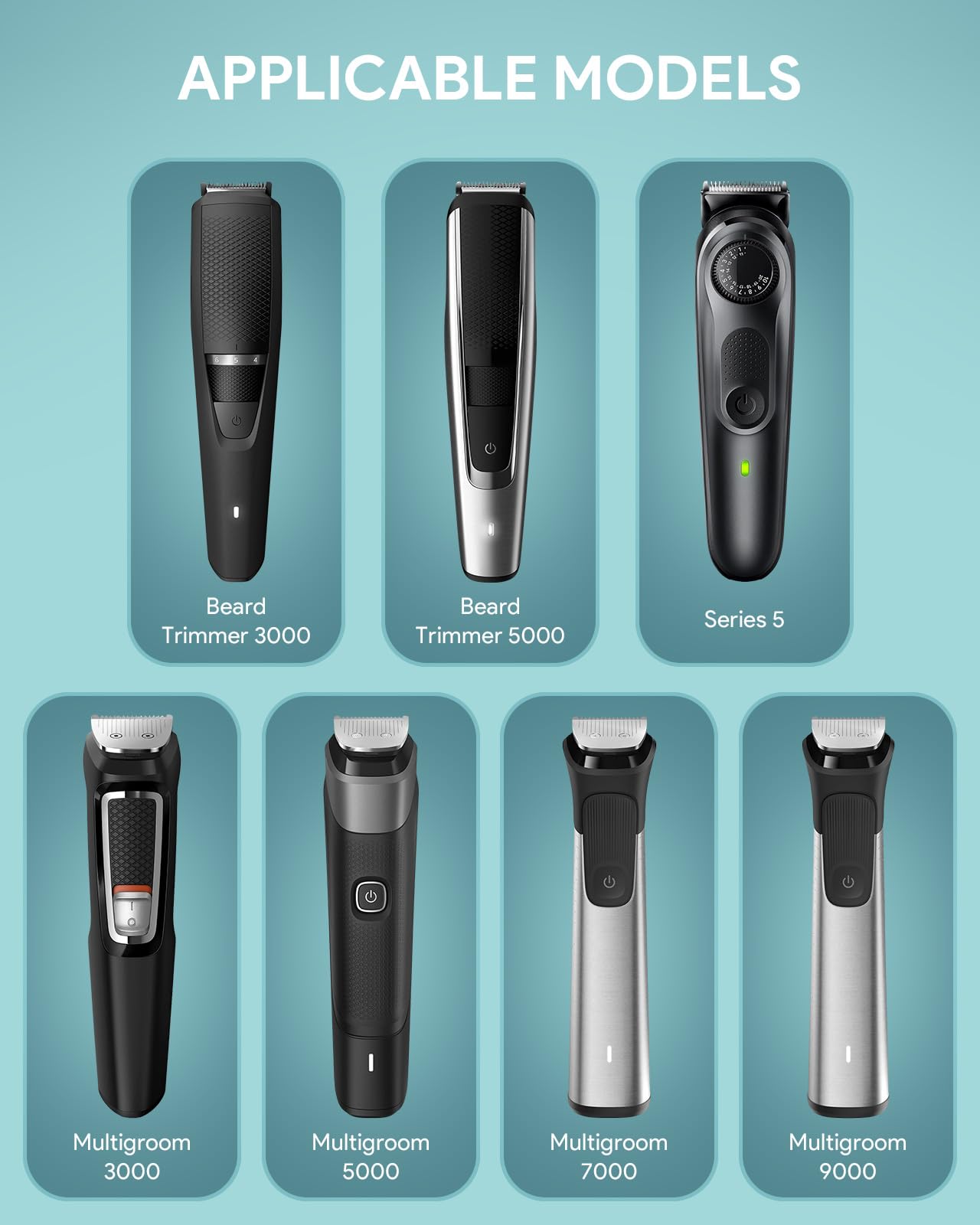 Yinke Travel Shaver Case For Multigroom Series 3000/5000/70000/9000, Men'S Electric Beard Trimmer Case Attachments Storage Bag O