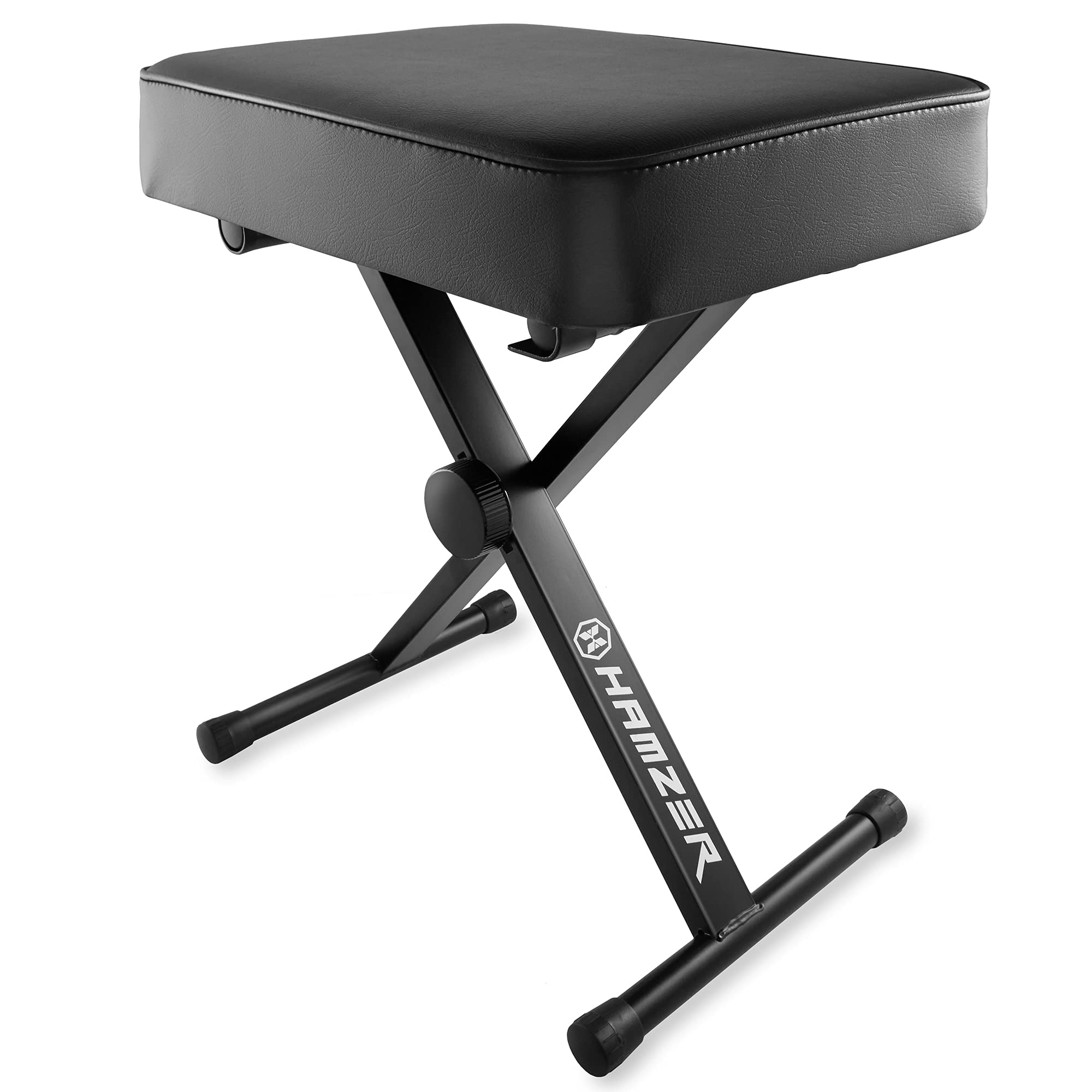 Hamzer Premium Heavy Duty Adjustable Piano And Keyboard Bench Seat