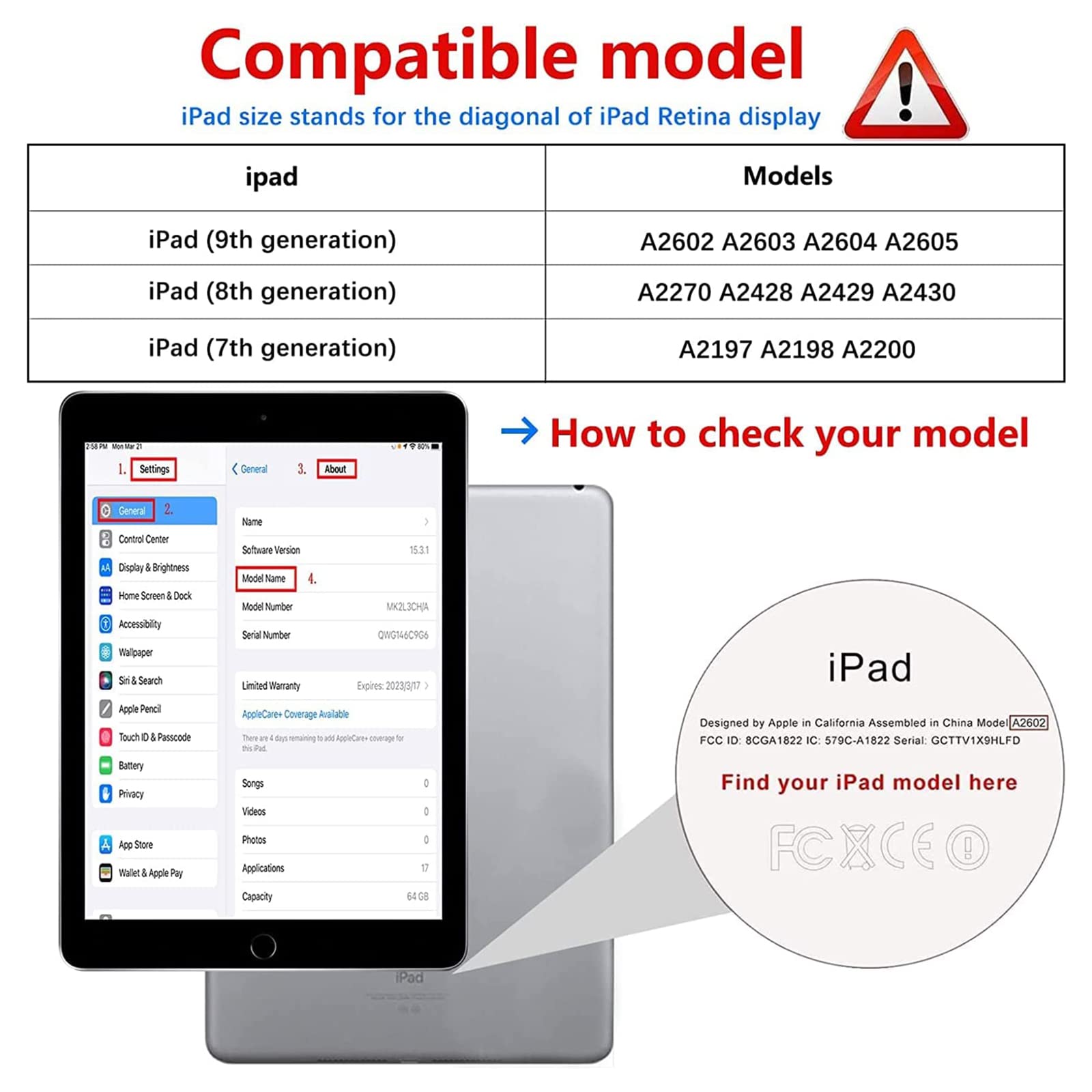 Xzc [2 Pack] Screen Protector Compatible With Ipad 9Th Generation/Ipad 8Th Generation/Ipad 7Th Generation 10.2 Inch Tempered Gla