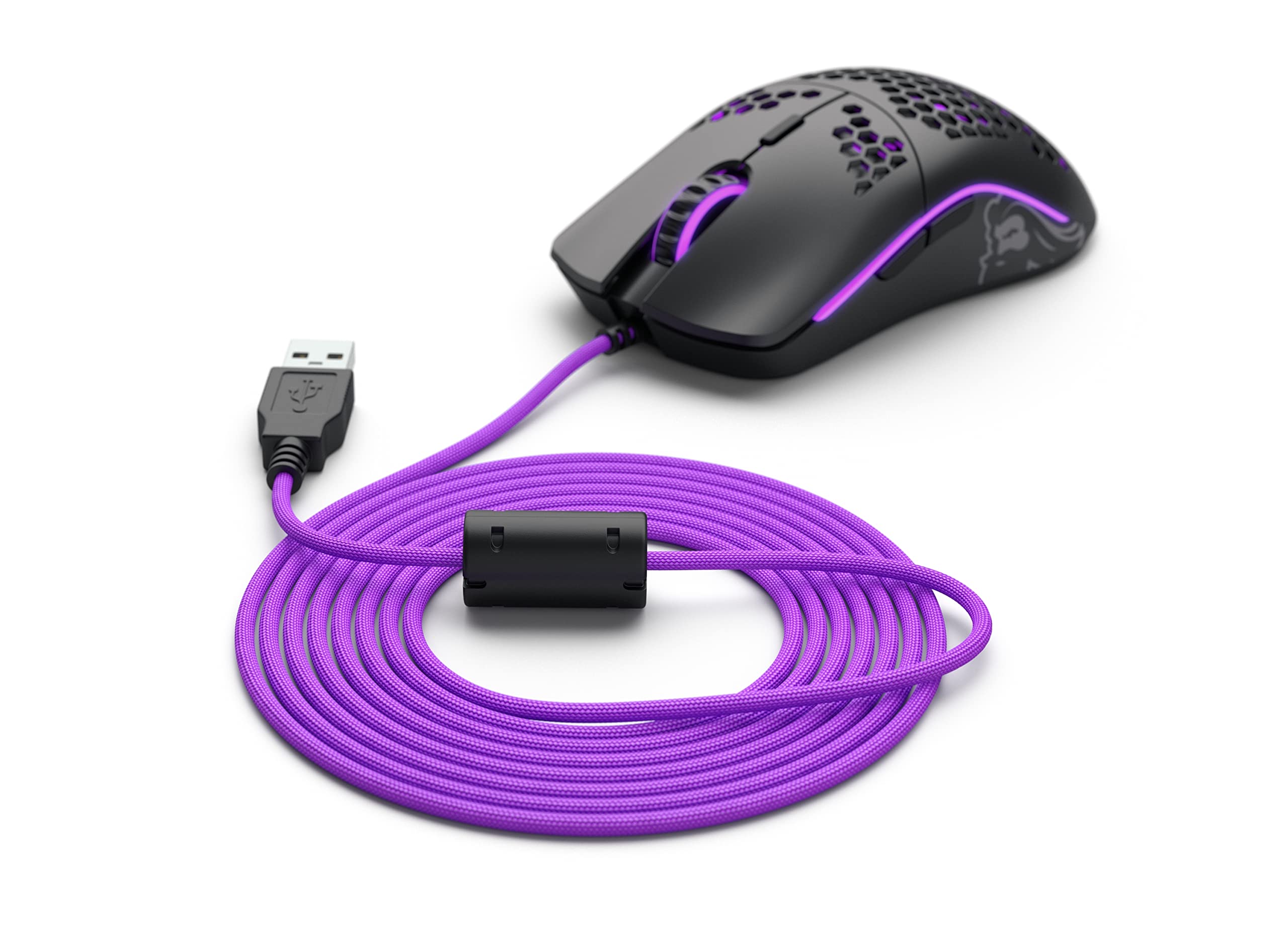 Glorious Pc Gaming Race Ascended Cable V2   Purple Reign