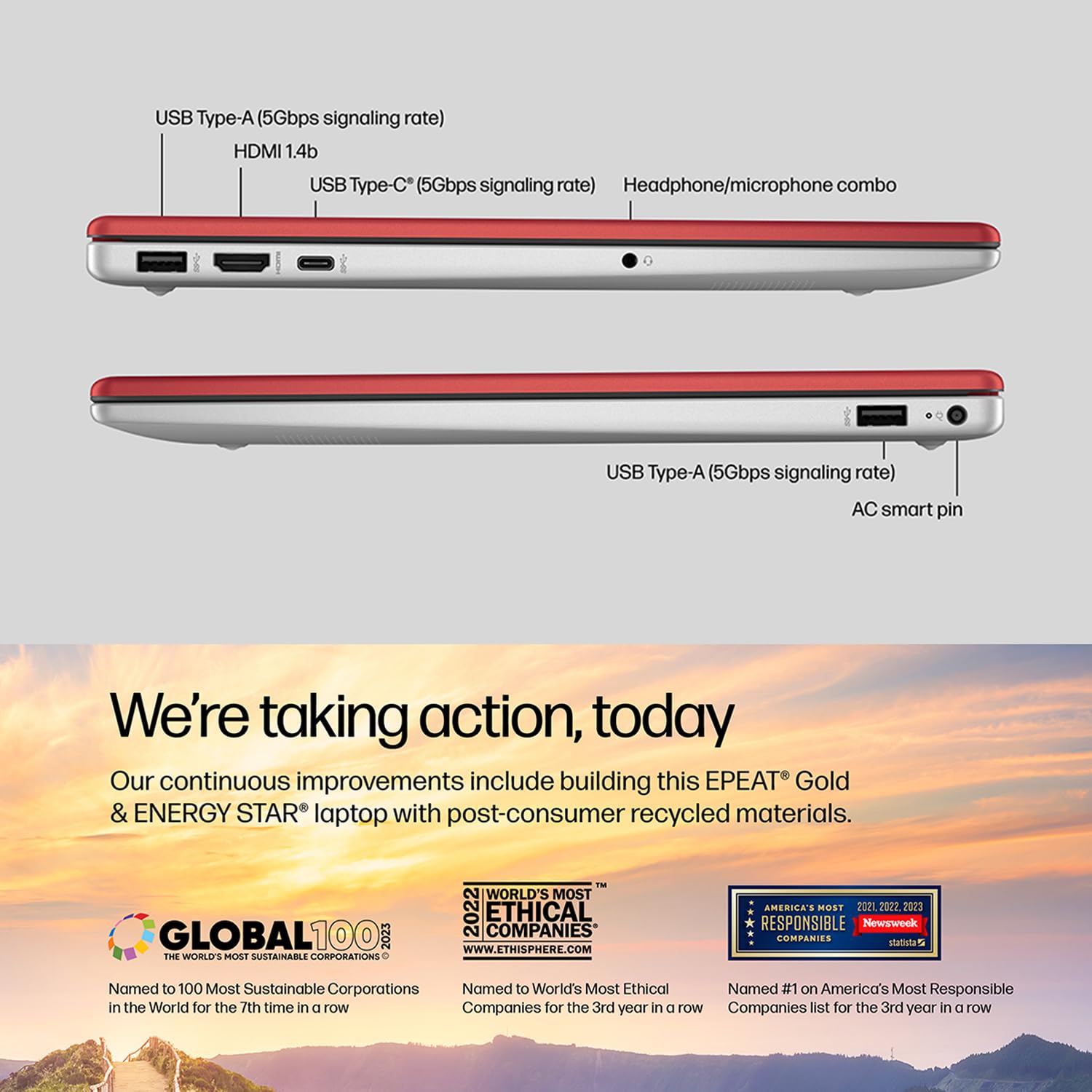 Hp Newest Essential 15.6'' Laptop, Intel N200 4 Core Processor, 16Gb Ram, 256Gb Storage (128Gb Ssd+128Gb Wowpc Usb), Wifi 6 & Bl