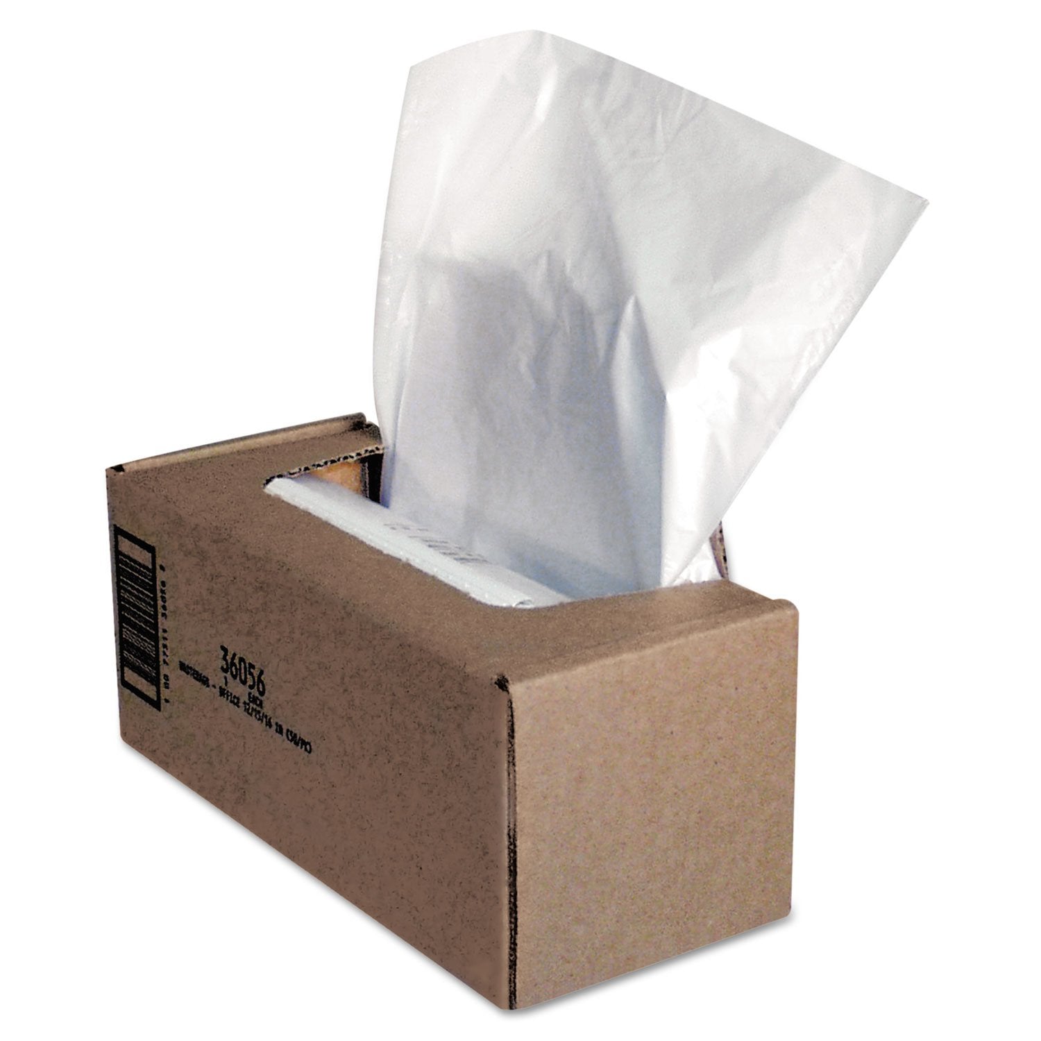 Fellowes 36056 Shredder Bags, 39 Gal, F/325 Series, 21 Inch X15 Inch X39 Inch, 50/Ct,Cl