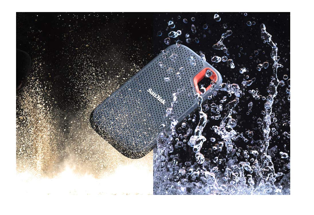 Sandisk 1Tb Extreme Portable External Ssd   Up To 550Mbs   Usb C, Usb 31   Sdssde60 1T00 Ac