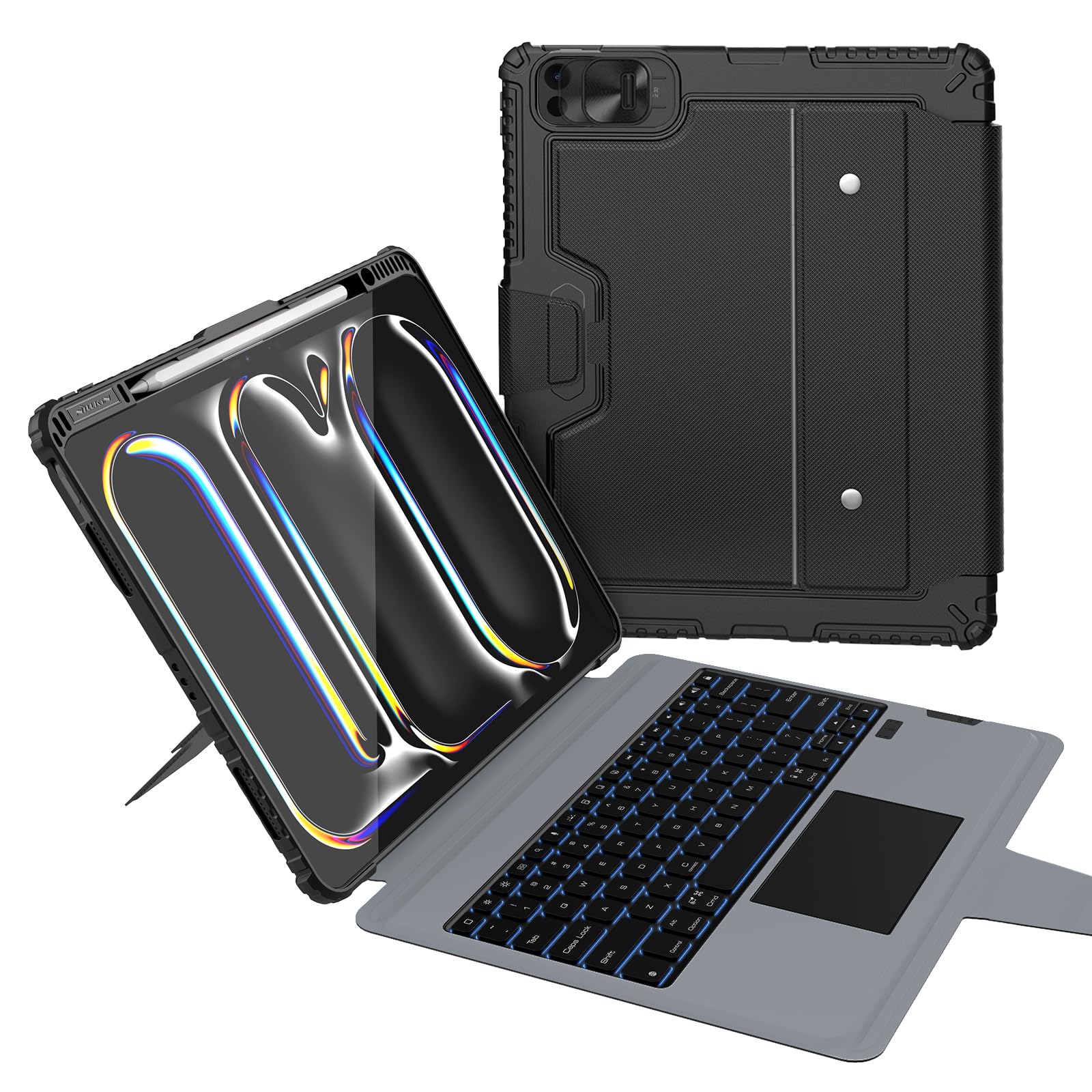Nillkin Rugged Detachable Keyboard Case with Trackpad for iPad Pro 13