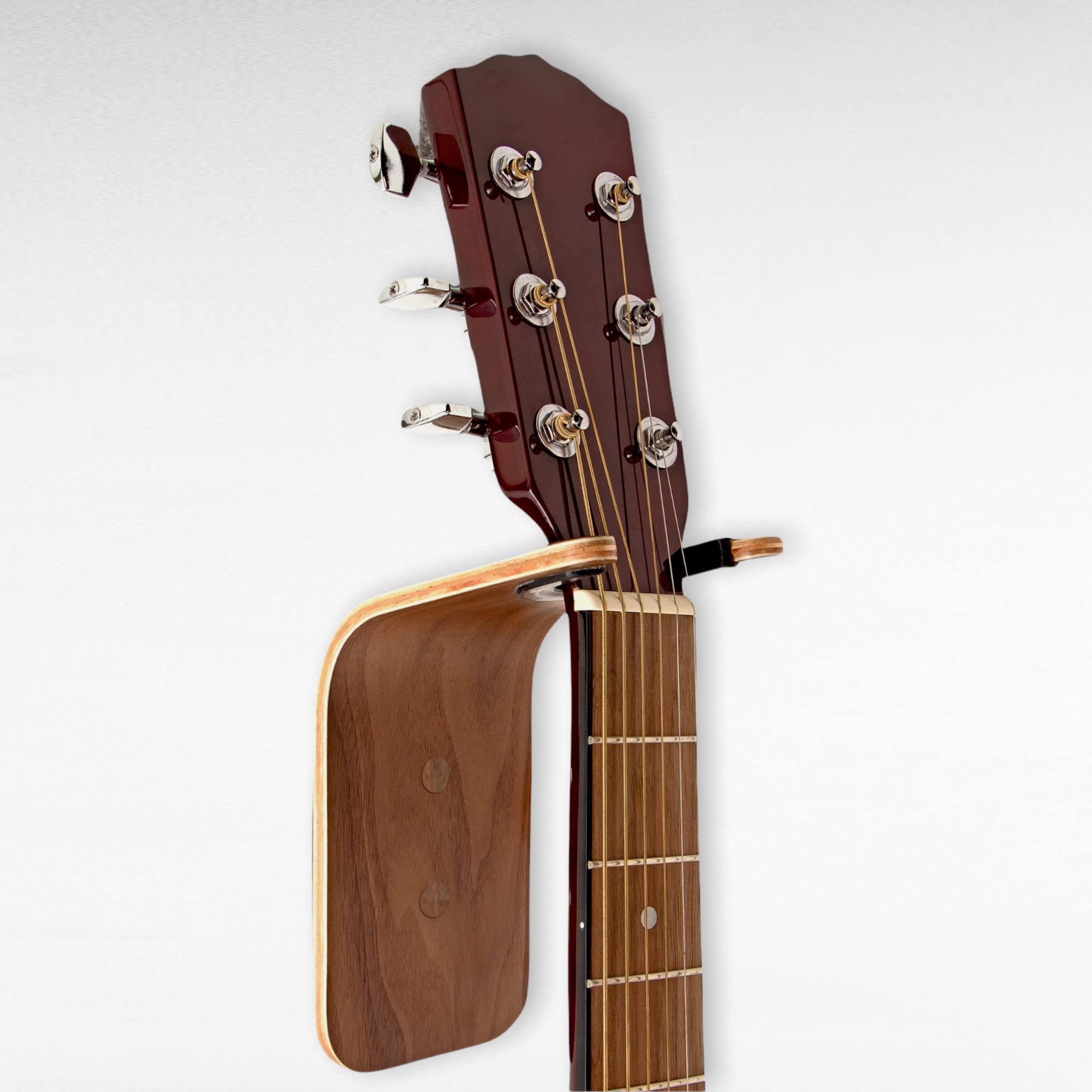 Guitar Wall Hanger   Secure Guitar Wall Mount For Acoustic/Ukulele   Space Saving Guitar Accessories   Easy To Install Guitar Ho