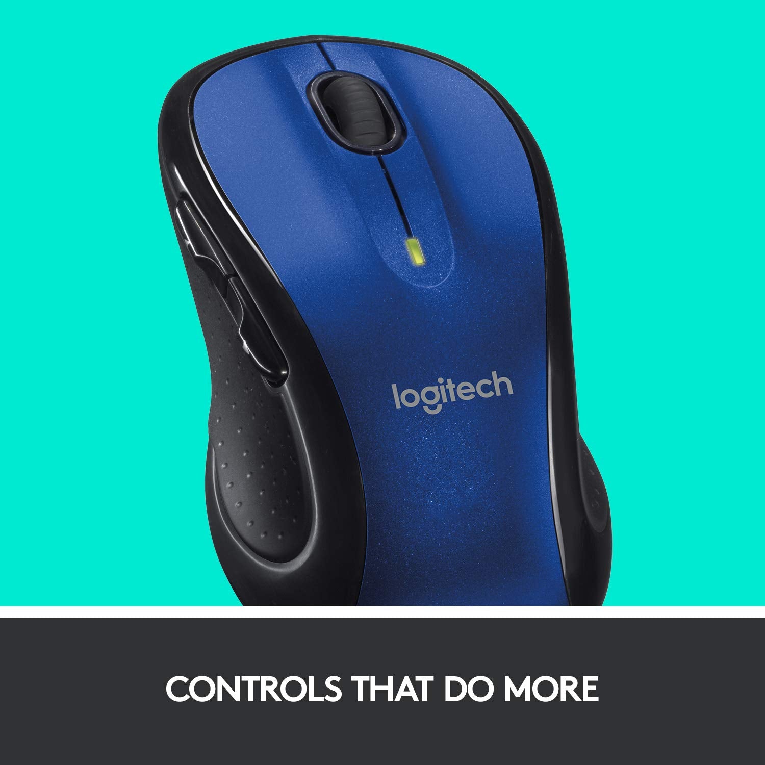 Logitech M510 Wireless Computer Mouse - Comfortable Shape With Usb Unifying Receiver, With Back/Forward Buttons And Side-To-Side
