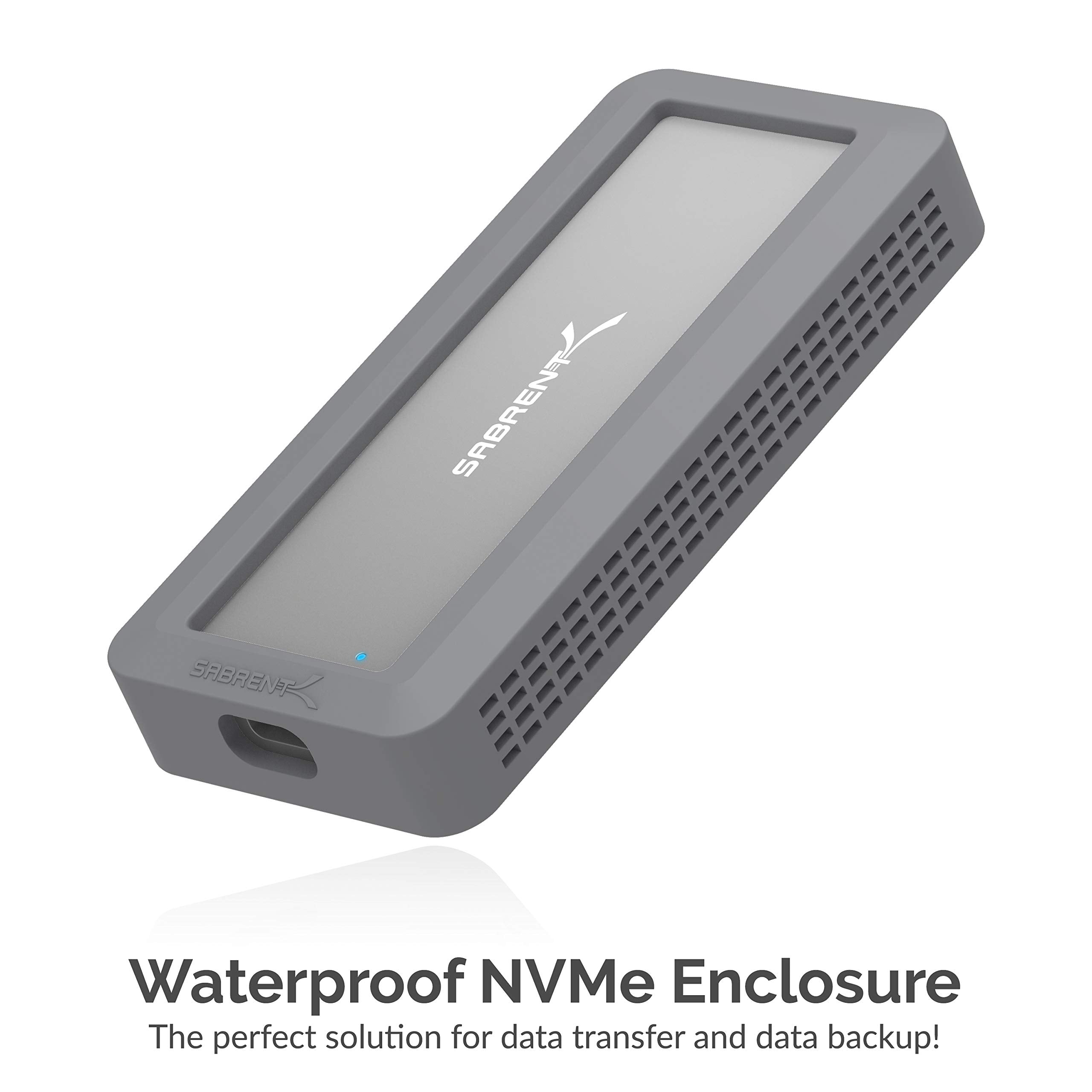 Sabrent Usb 3.2 Rugged Waterproof Enclosure [Ip67] For M.2 Nvme Ssds (Ec Wpne)