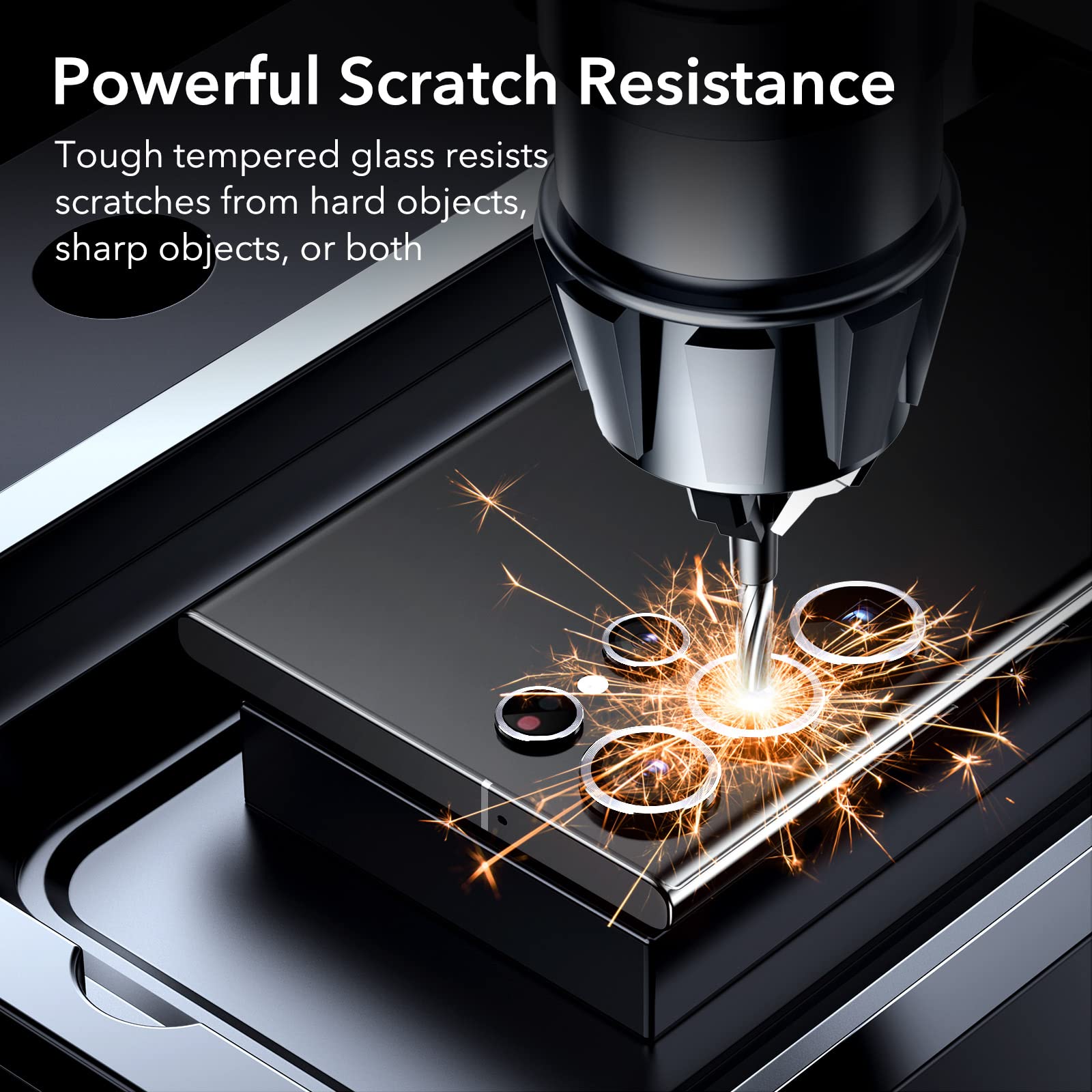 Esr For Samsung Galaxy S23 Ultra Camera Lens Protector, Samsung S23 Ultra Accessories, Scratch Resistant Ultra Thin Tempered Gla