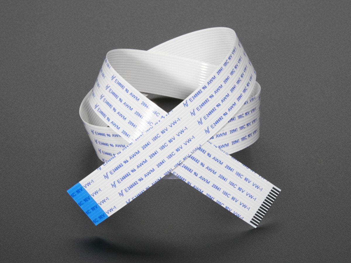 Adafruit Flex Cable For Raspberry Pi Camera - 24 / 610Mm