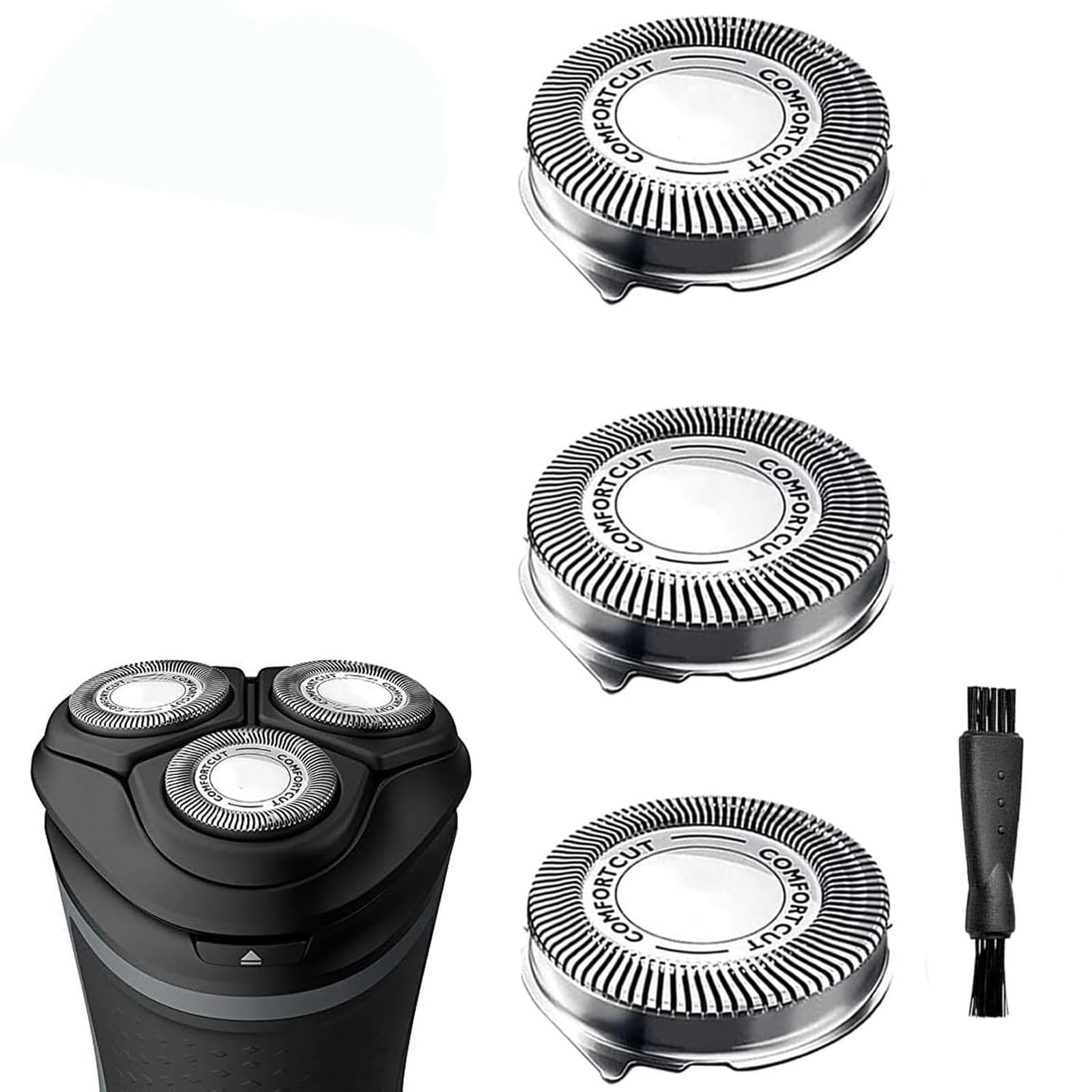 Suleto Sh30/52 Replacement Heads Compatible With Nerolce Shaver Series 3000, 2000, 1000, S738 Electric Shavers, Upgraded Comfort