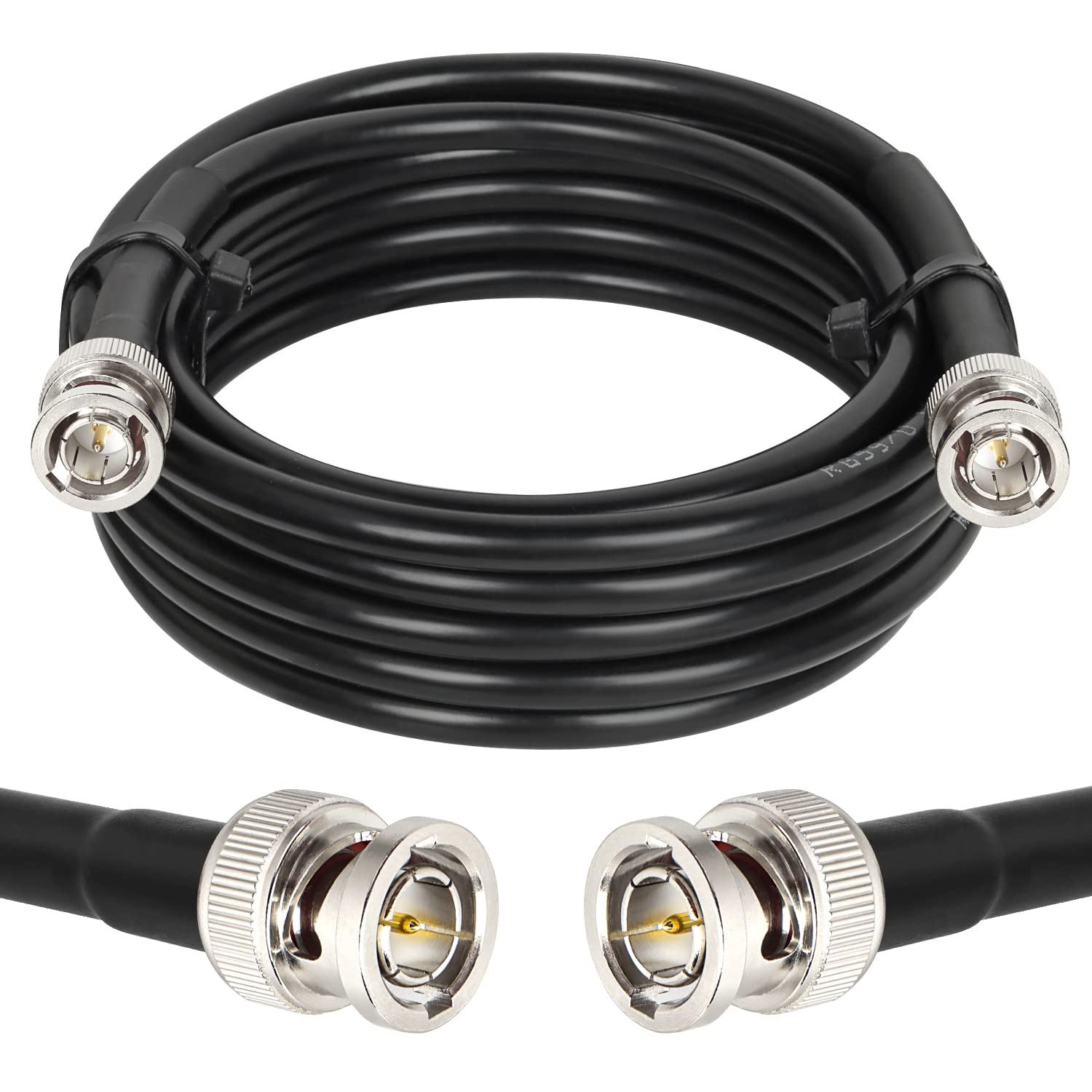 Xrds  Rf 10Ft Sdi Cable, Hd Sdi Cable Bnc To Bnc Digital Video Cable Rg59 Bnc Cable Supports Hd Sdi/3G/6G Sdi/4K/8K Sdi Video Ca