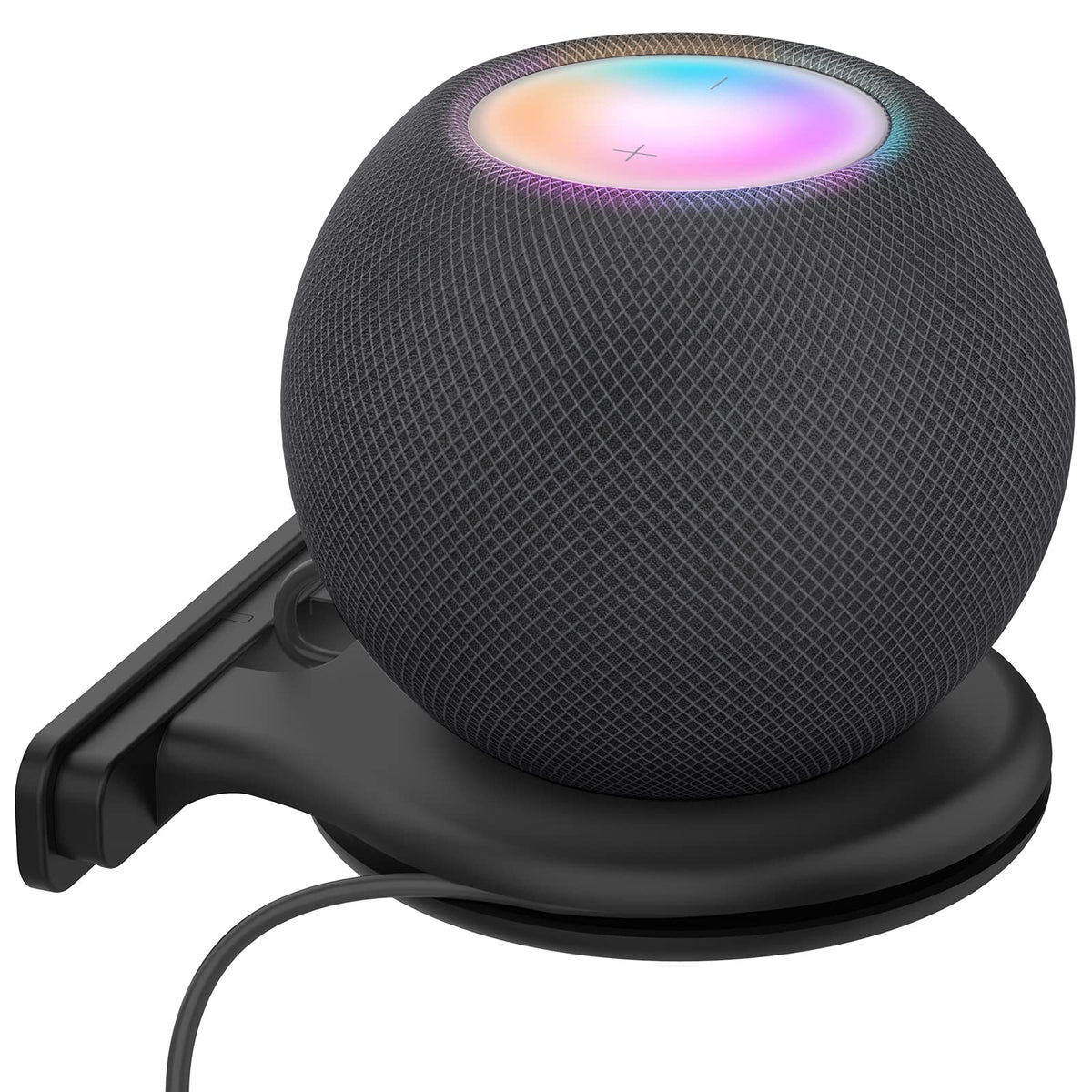 Ahastyle Homepod Mini Wall Mount Holder Abs Stand [Built In Cord Management] Stable Bracket Holder For Homepod Mini [Need To Dri