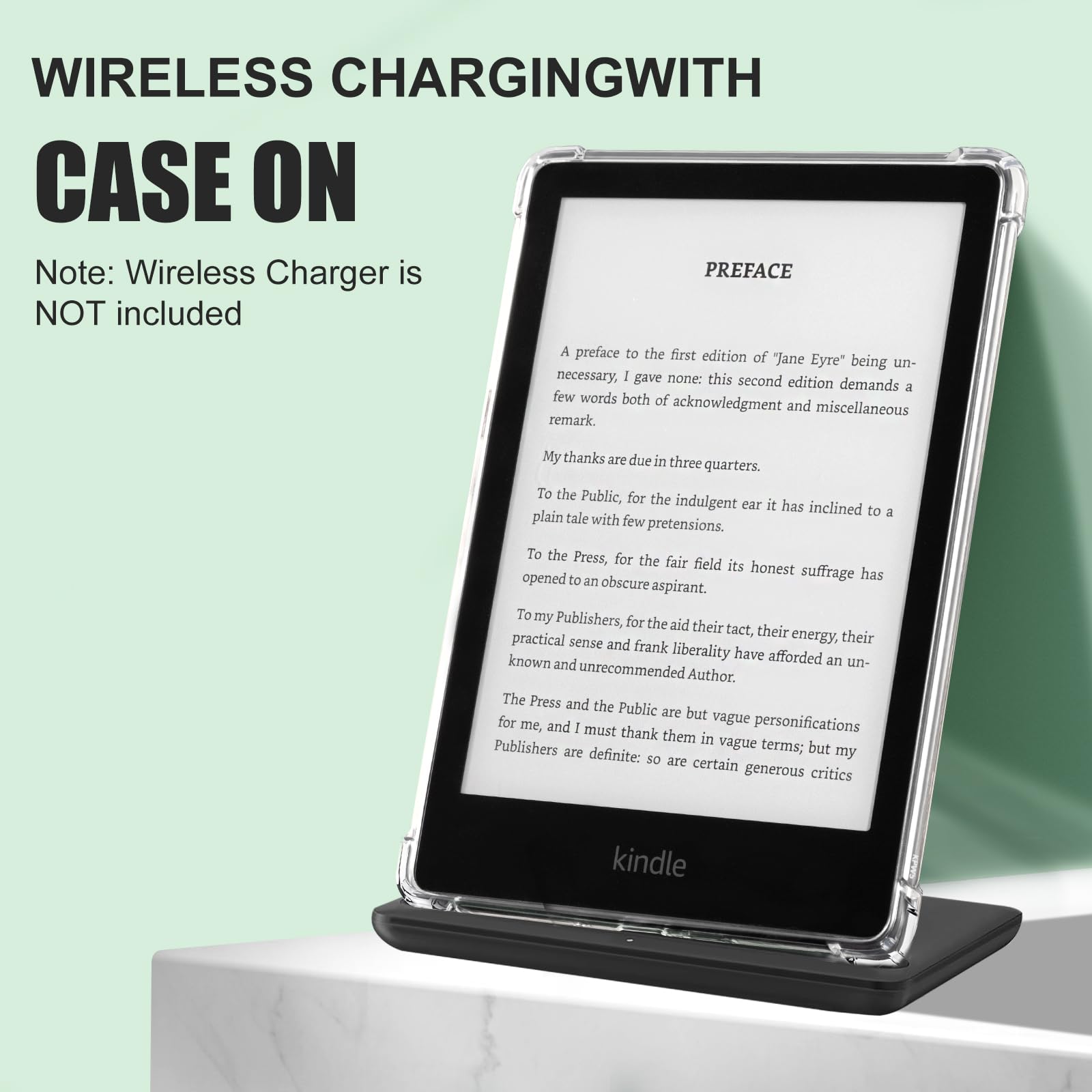 Idlehands Clear Case For All New Kindle Paperwhite 11Th Gen 2021 & Signature Edition(6.8'')   Lightweight, Scratch Proof Silicon