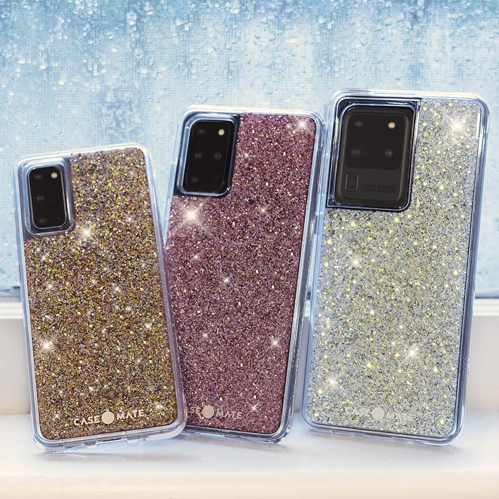 Case Mate   Twinkle   Case For Samsung Galaxy S20+ | S20 Plus   5G Compatible   Reflective Iridescent Glitter Foil   6.7 Inch