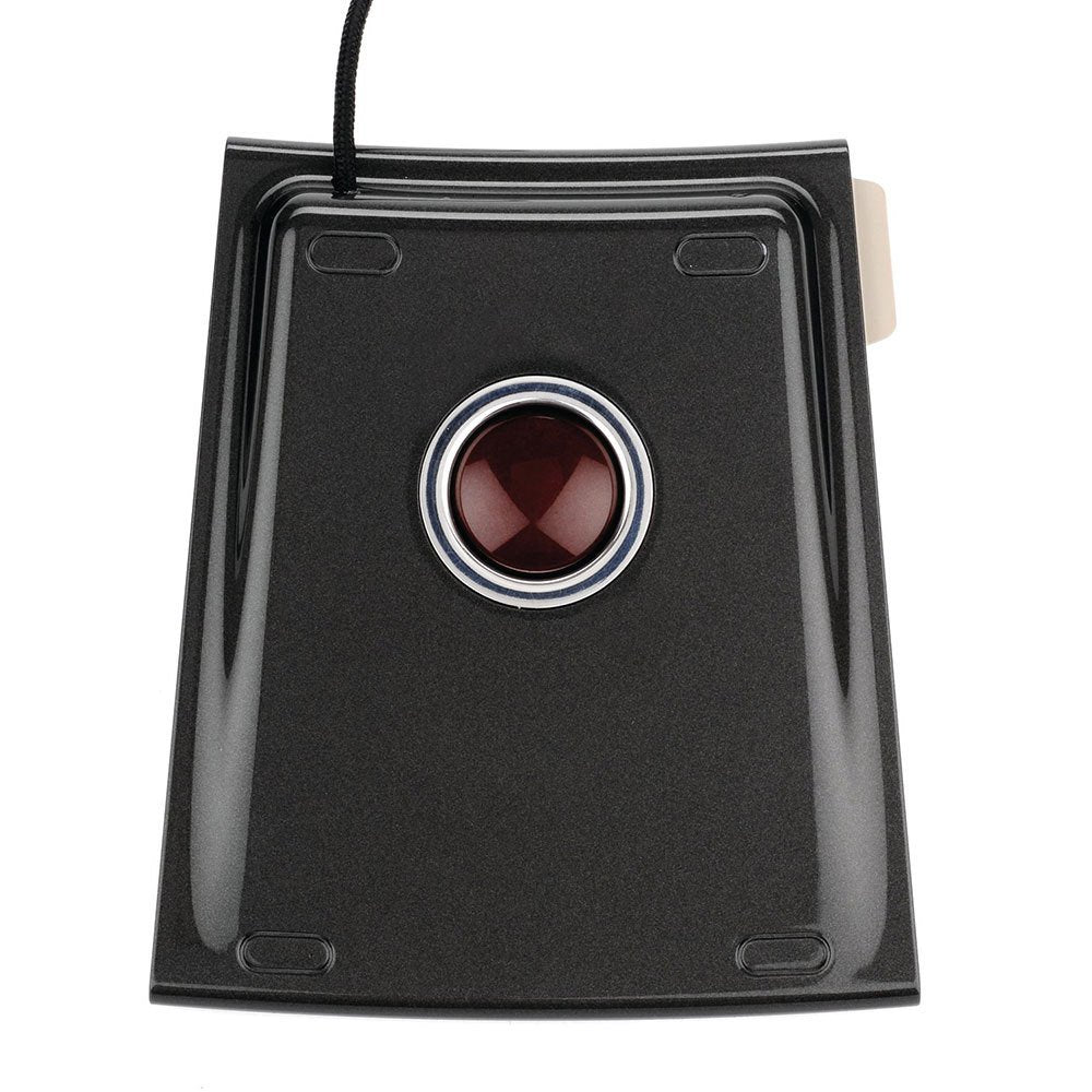 Kensington Slimblade Trackball - Boule De Commande - Droitiers Et Gauchers - Laser/Optique - 4 Boutons - Filaire - Usb - Rouge R