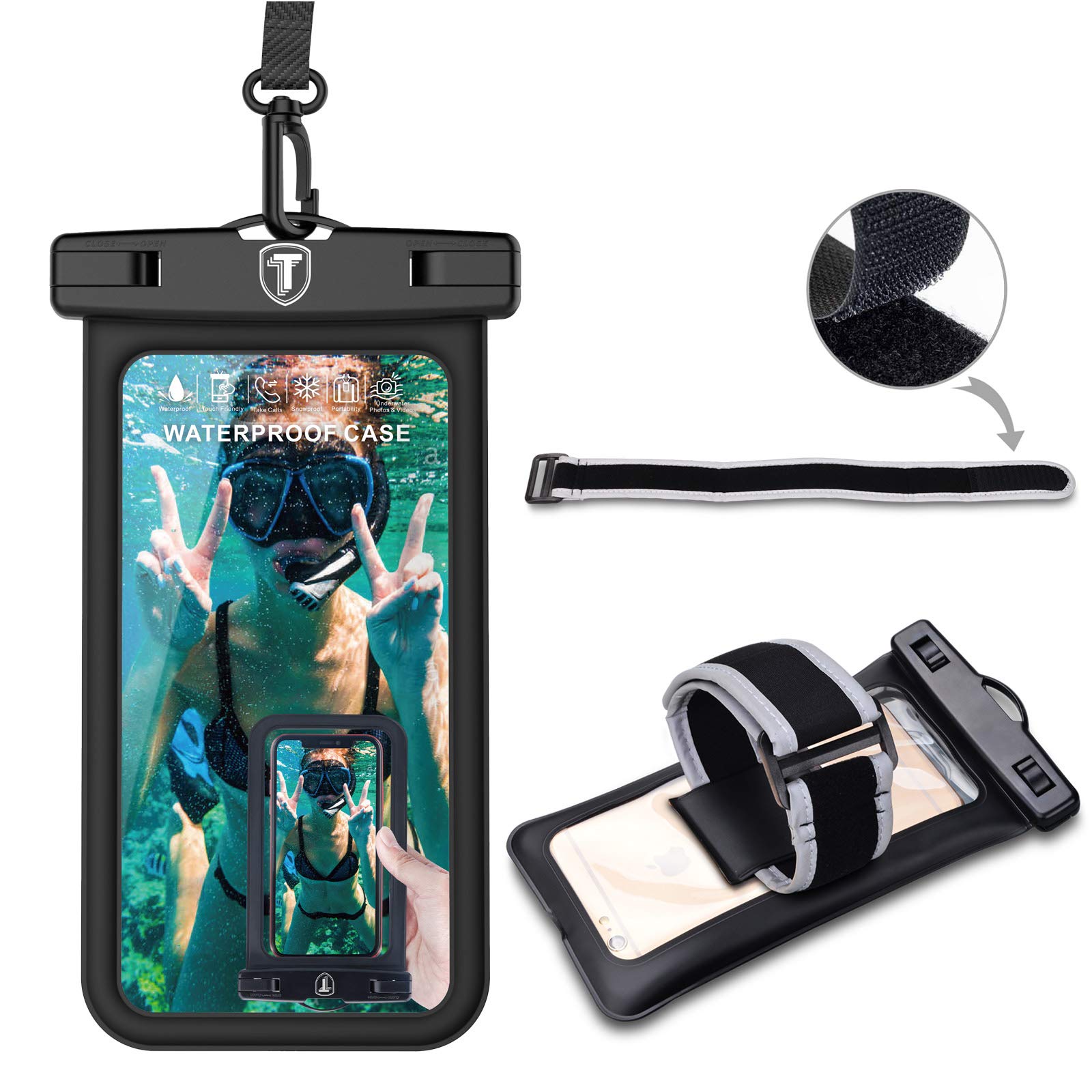 Njjex Waterproof Phone Pouch Floating Case Cellphone Dry Bag For Samsung Galaxy S25 Ultra S24 S23 S22 S21+ S20 S10 S9 Note 20 Ul