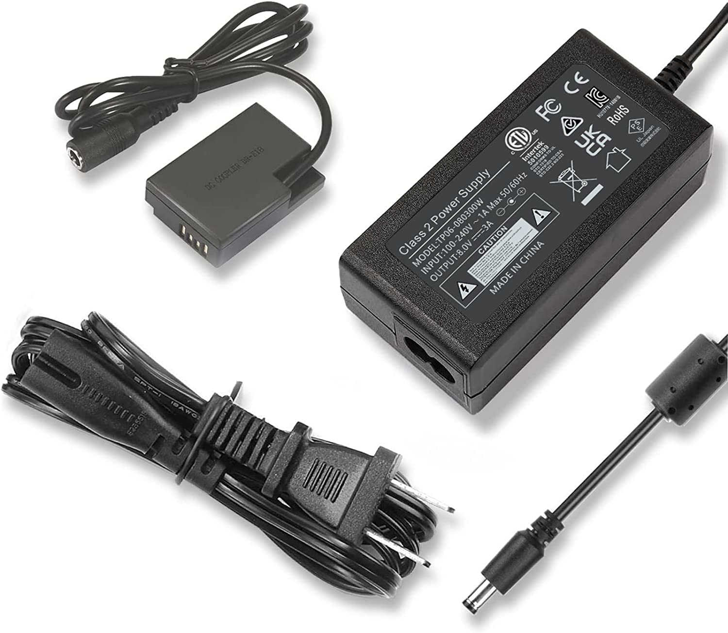 Hy1C Ack E18 Ac Power Adapter Dr E18 Dc Coupler Lp E17 Dummy Battery Kit For Canon Eos Rebel T6I T7I Sl2 Sl3 Rp R8 R10 R50 R100 T8I T6S 77D 200D 250D 750D 760D 800D 850D 8000D Cameras