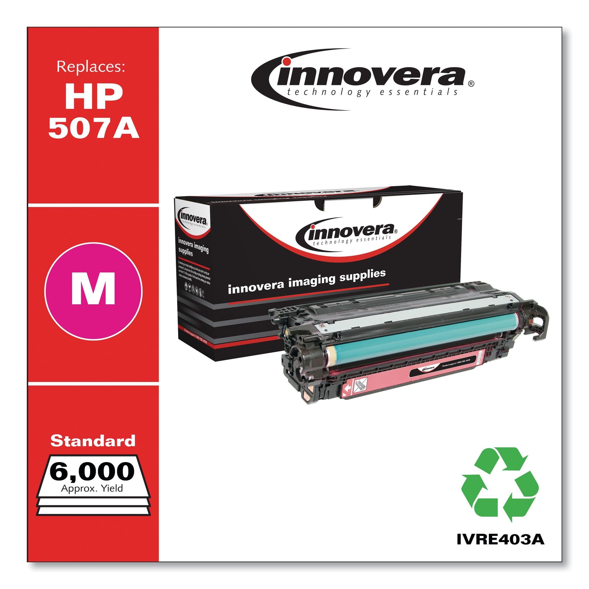 Innovera Ivre403A Remanufactured Ce403A (507A) Toner, Magenta