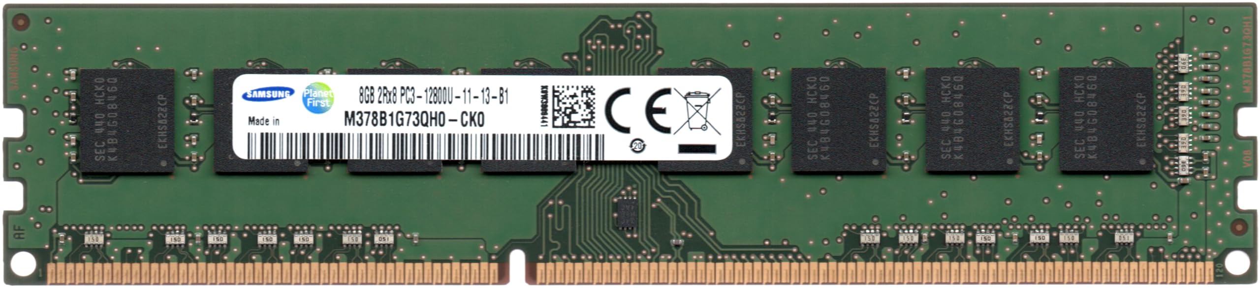 SAMSUNG Samsung DDR3-1600 8GB512Mx8 CL11 Samsung Chip Memory / M378B1G73QH0-CK0 /