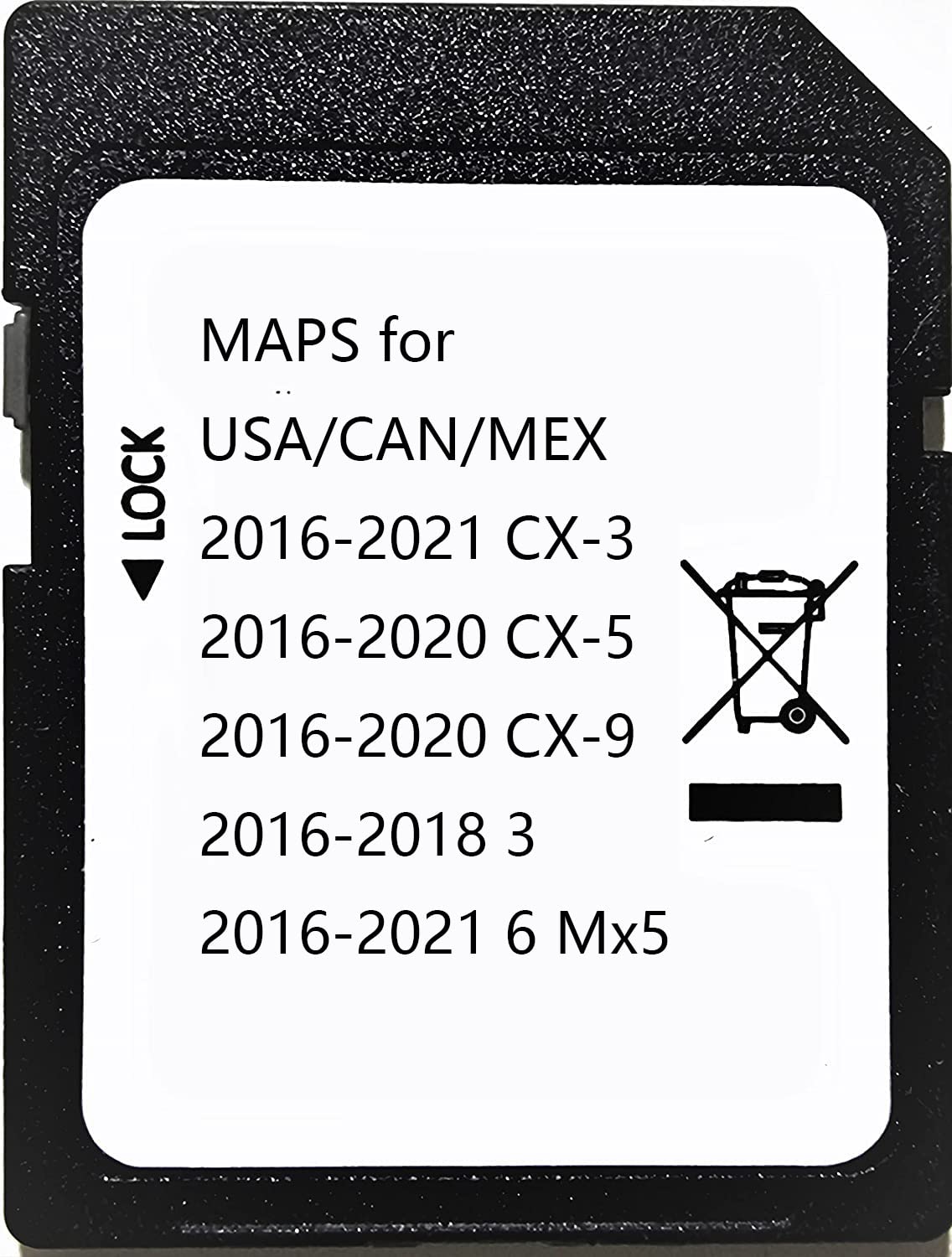 Latest Navigation Sd Card, Compatible With:(2016 21) Cx3. (2016 20) Cx5. (2016 20) Cx9. (2016 22) Mx5. (2016 18) 3. (2016 22) 6