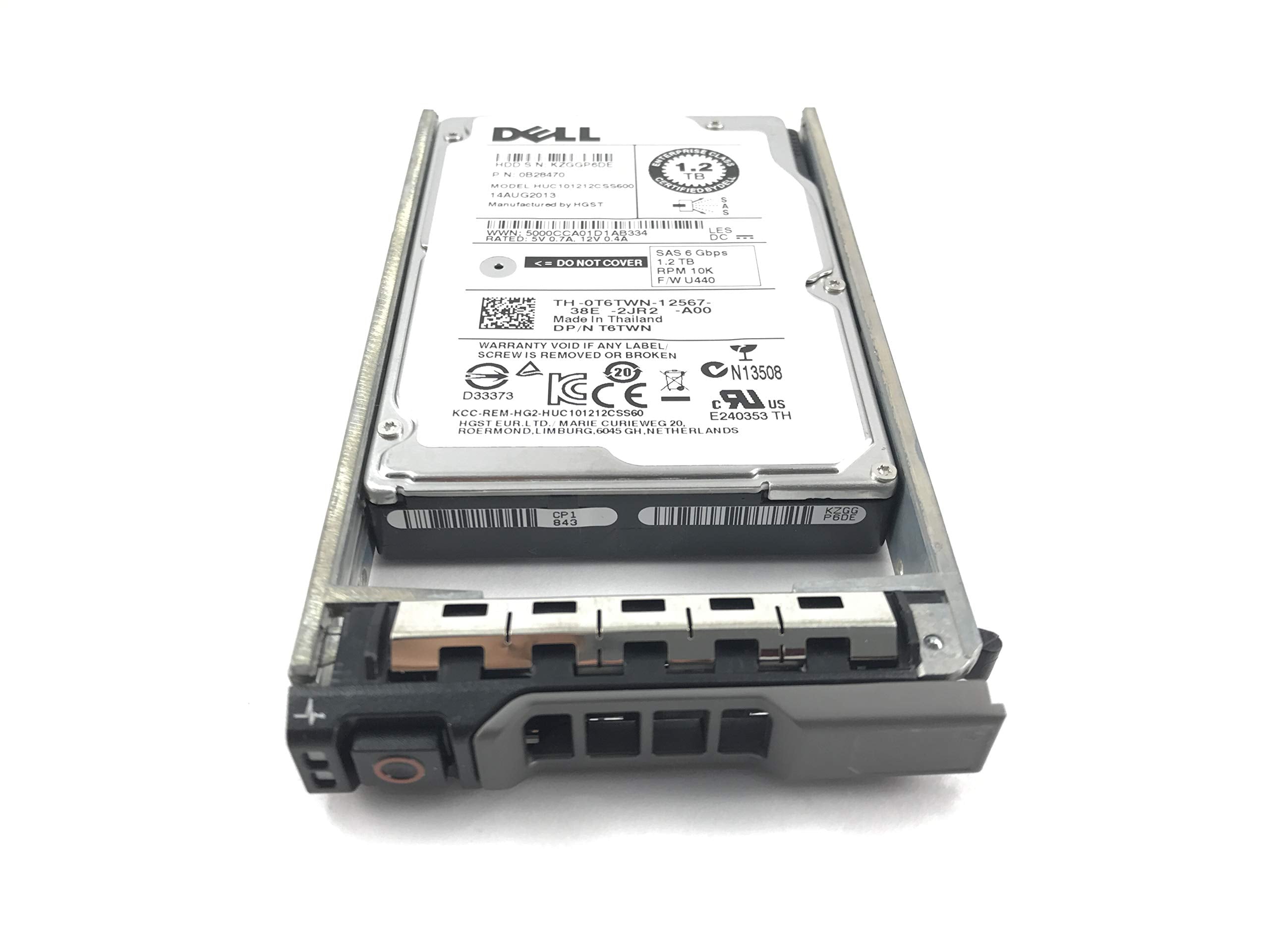 Dell Huc101212Css600 Dell Dell 1.2Tb 10K 6Gbps Sas 2.5'' Hard Drive