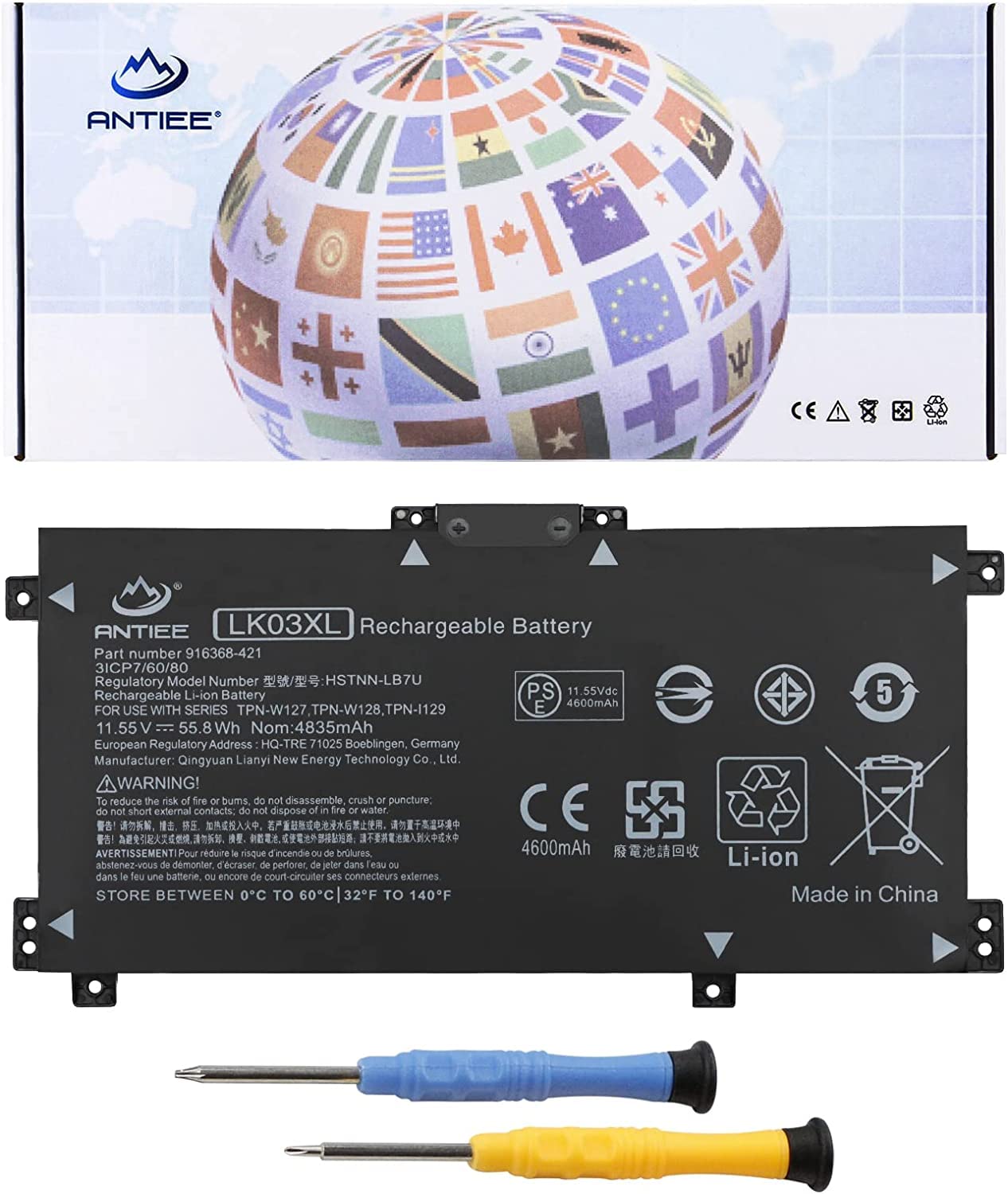 Lk03Xl L09281 855 916814 855 Battery For Hp Envy X360 15M Cn0Xxx Cn1Xxx Cn0011Dx Cn0012Dx Bp0Xx Bp1Xx Bq0Xx Bq1Xx Bq021Dx Cp0Xxx