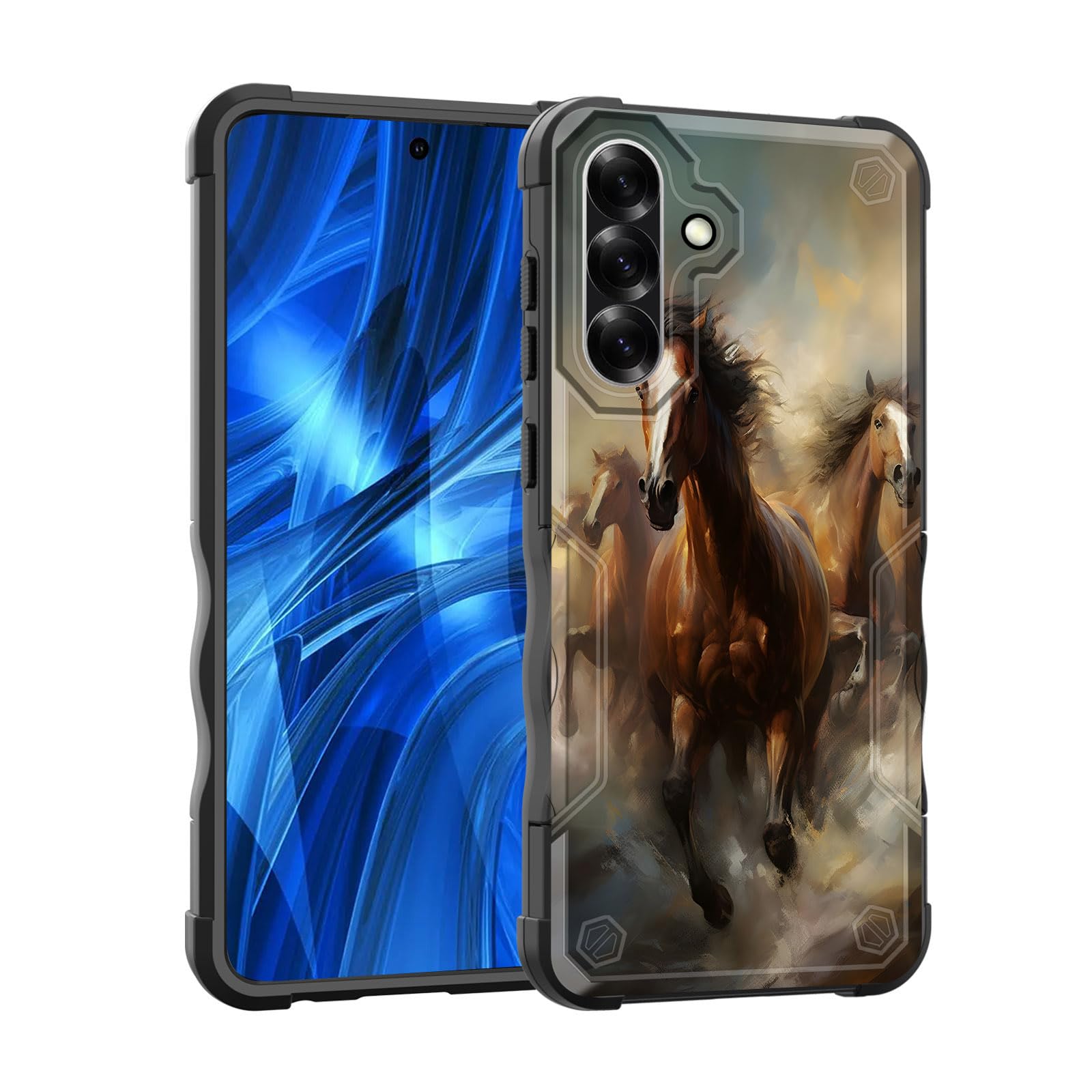 Efgwsder For Galaxy A36 5G Case,[Dual Layer][10 Ft Military Grade Drop Protection] Heavy Duty Shockproof Case For Samsung Galaxy