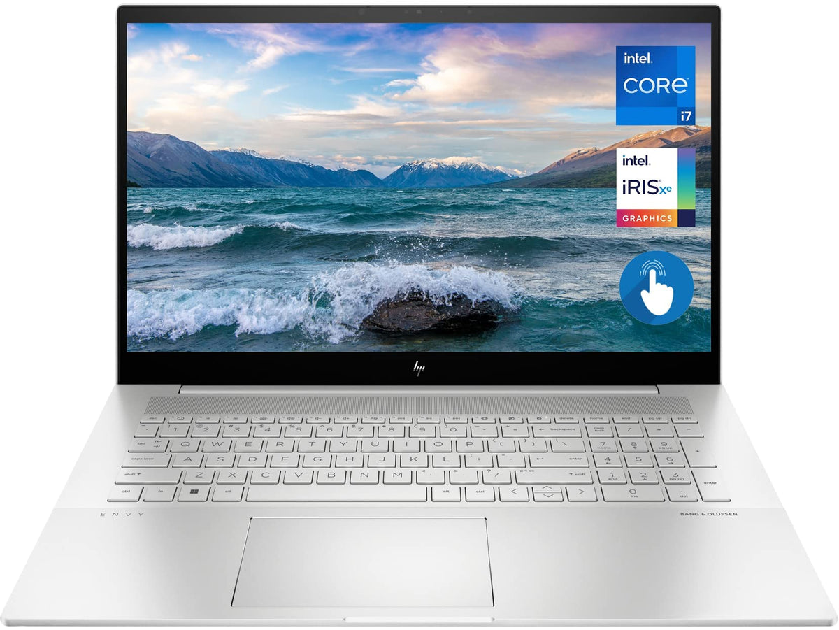 Hp Envy Laptop, 17.3'' Full Hd Touchscreen, 12Th Gen Intel Core I7-1260P, 64Gb Ram, 1Tb Pcie Ssd, Ir Camera, Backlit Keyboard, H