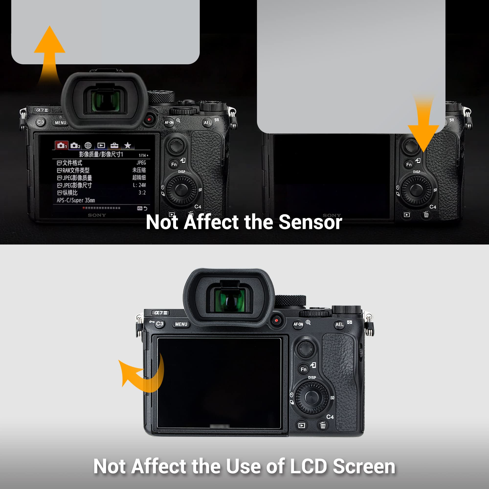 Soft Silicon Camera Viewfinder Eyecup Eyepiece Eyeshade For Sony A7Riv A7Riii A7Iii A7Sii A7Rii A7Ii A7S A7R A7 A9Ii A9 A58 A99I