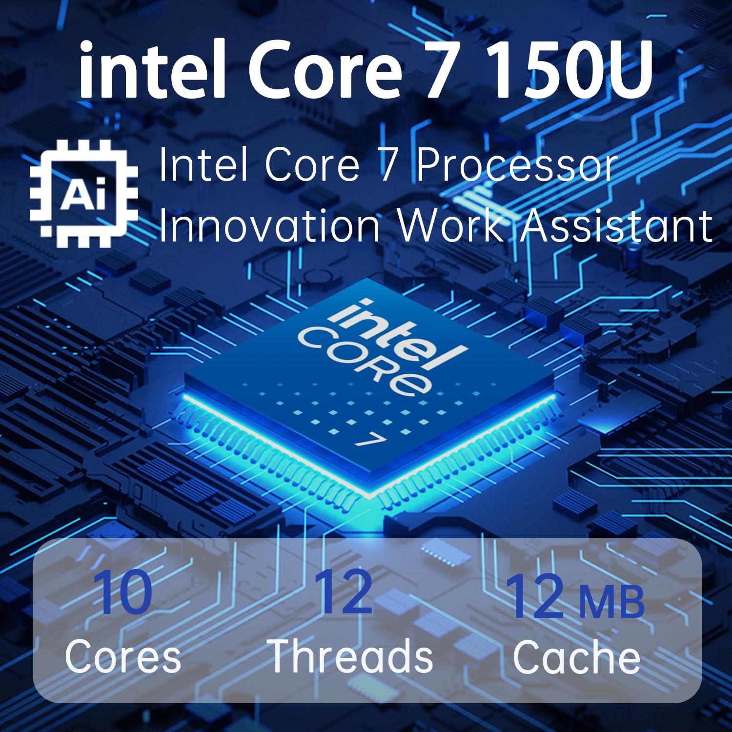 Hp 2025 Essential Laptop, 17.3 Fhd, Intel Core 7 150U (Beats I7 1335U), 32Gb Ram, 1Tb Ssd, Fingerprint Reader, Backlit Keyboard,