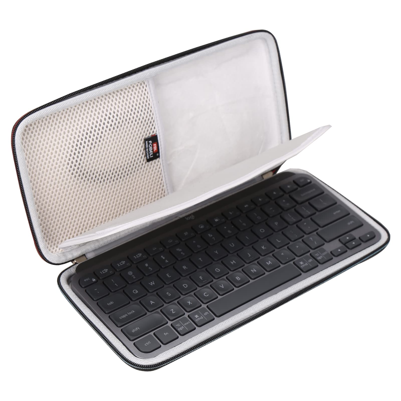 Fblfobeli Eva Hard Storage Case For Logitech Mx Keys Mini Minimalist Wireless Illuminated Keyboard, Travel Carrying Bag