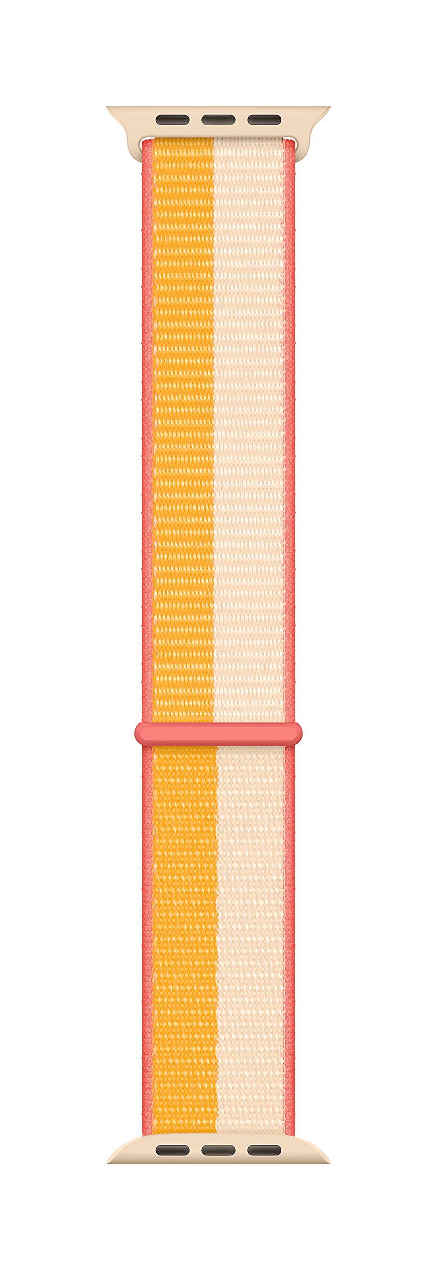 Apple Watch Band - Sport Loop (45mm) - Maize/White - Regular