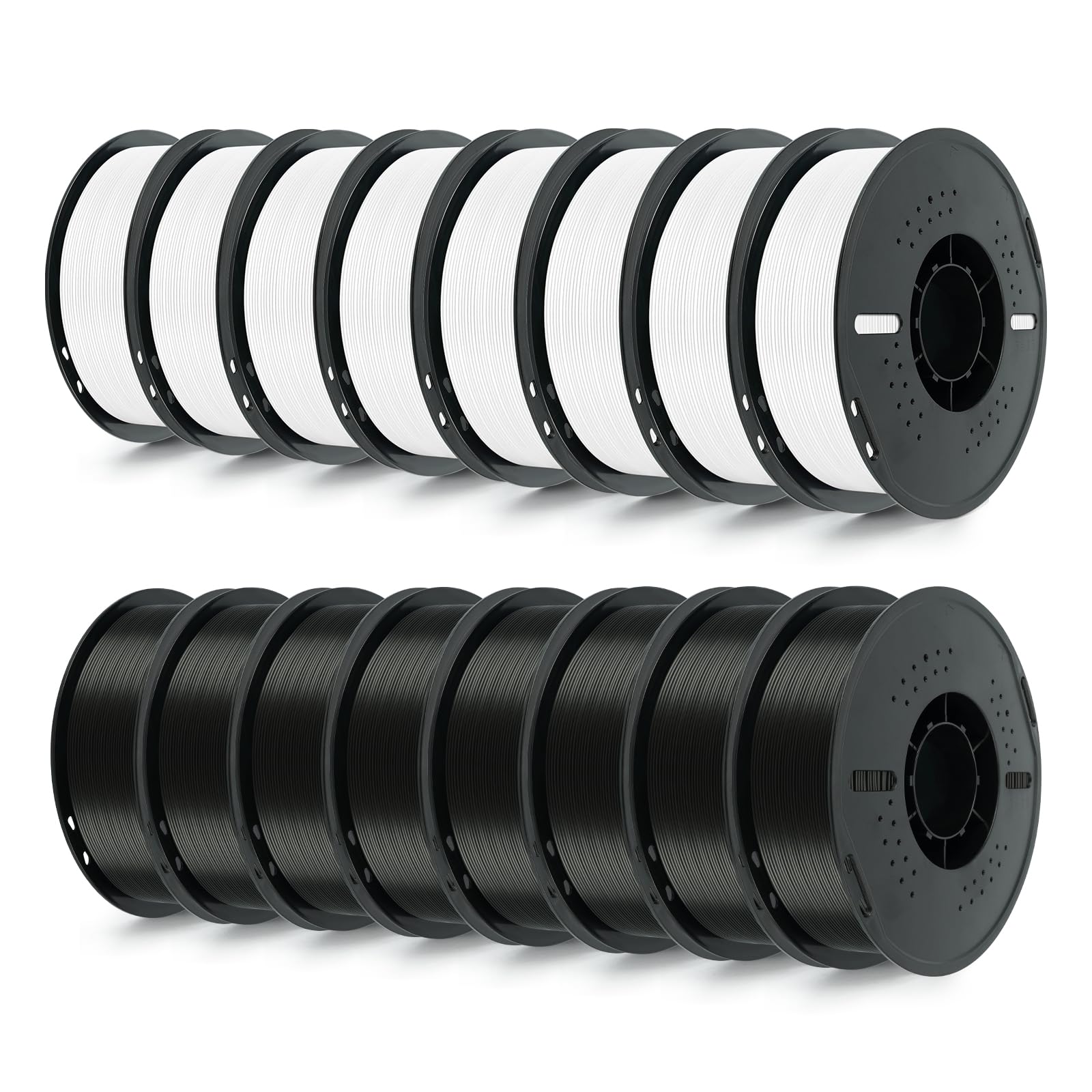 Kingroon 16KG PLA Filament 1.75mm 3D Printer Filament Pla Filament Dimensional Accuracy +/- 0.02mm, Fit Most FDM Printer, 1KG X 