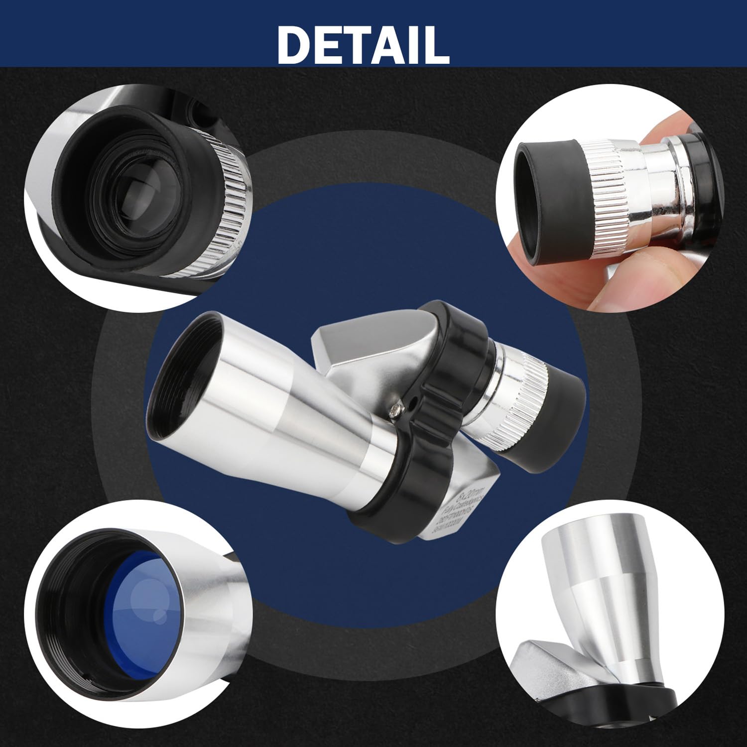 Rongon Pocket Monocular Telescope 8X 20Mm Portable Monocular For Adults