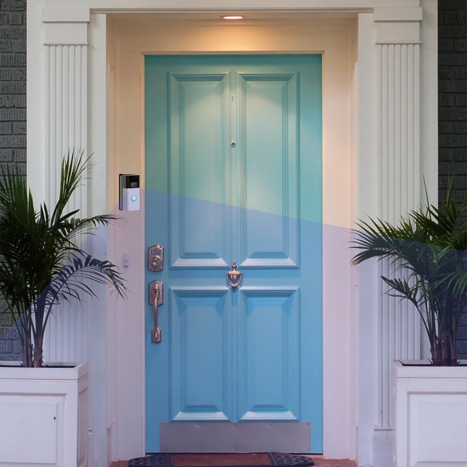 Video Doorbell Mount, Adjustable 30 To 55 Degree Doorbell Camera Angle Bracket Mount Wedge Kit Compatible With Video Doorbell 3/