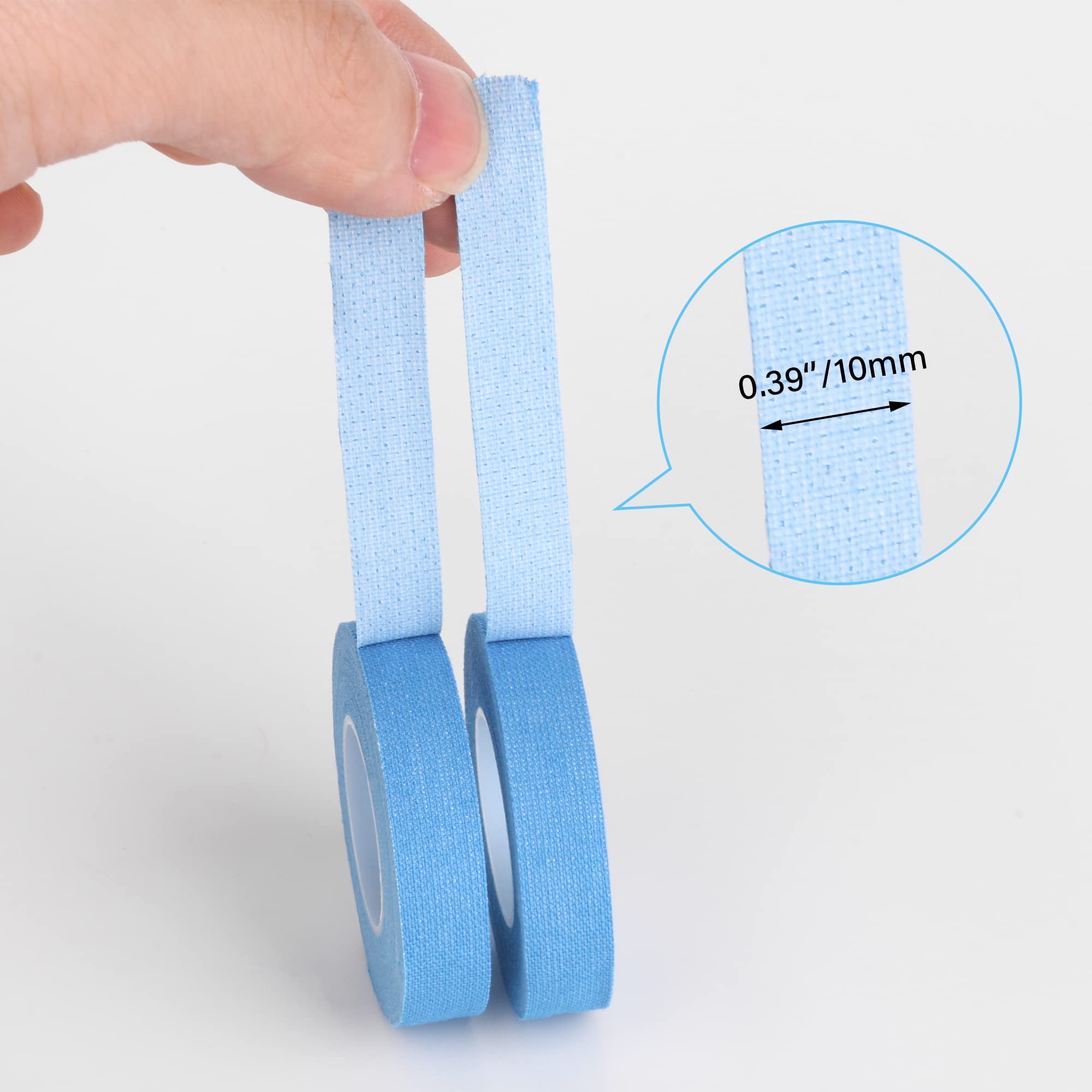 Lovermusic 20Pcs 500Cm Blue Finger Adhesive Tape For Guitar Guzheng Lute Player