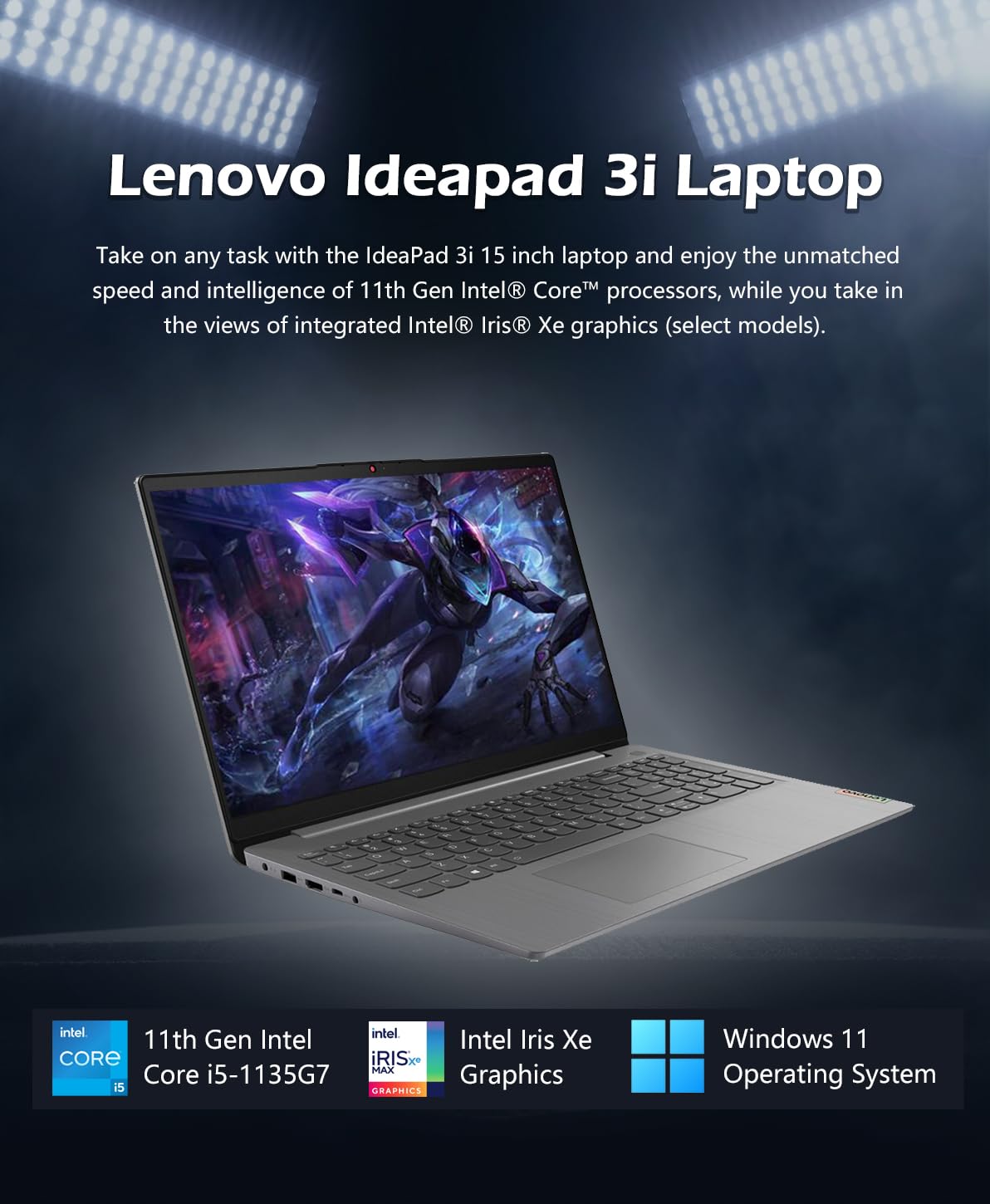 Lenovo - 2023 - Ideapad 3I - Essential Business Student Laptop - 11Th Gen Intel Core I5-1135G7-15.6 Fhd Touchscreen Display - 36