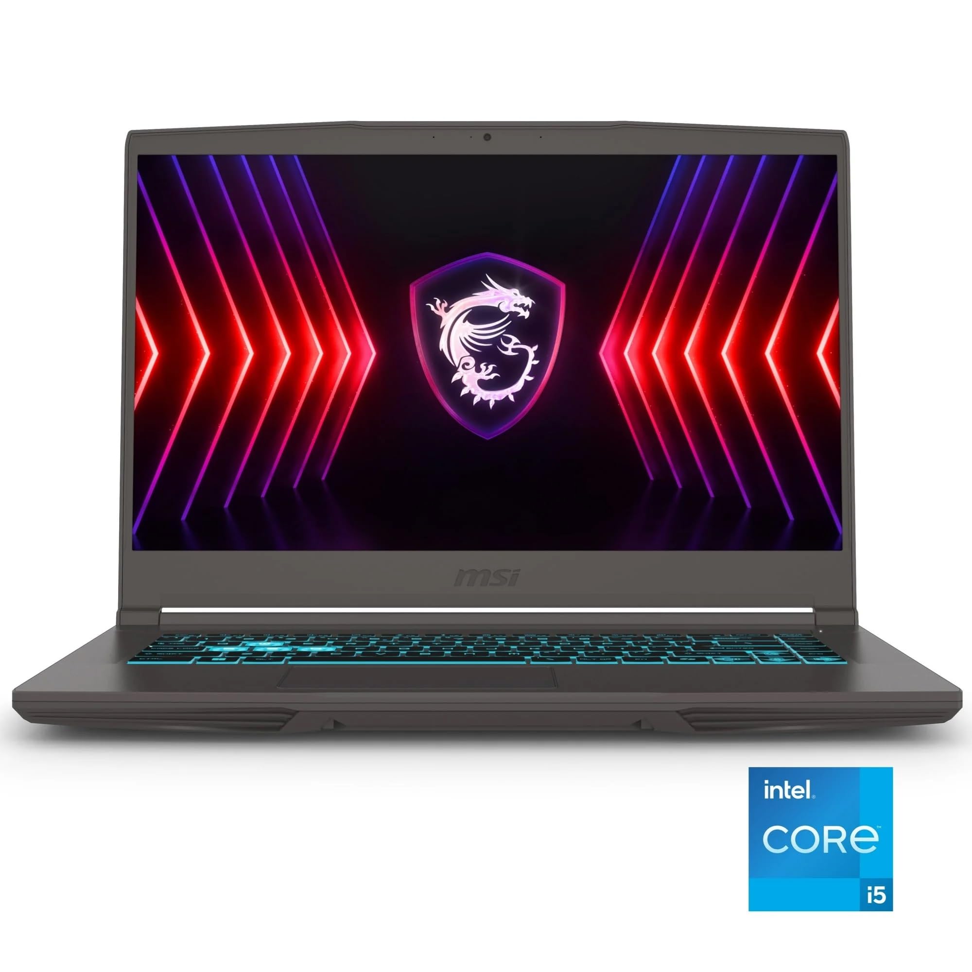 MSI Thin 15.6 144Hz Gaming Laptop - Intel Core i5-12450H NVIDIA GeForce RTX 3050 8GB DDR4 512GB SSD Gray