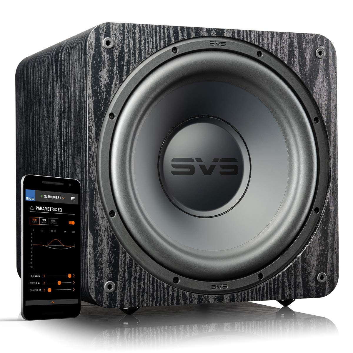 Svs Sb-1000 Pro Sealed Subwoofer (Black Ash)