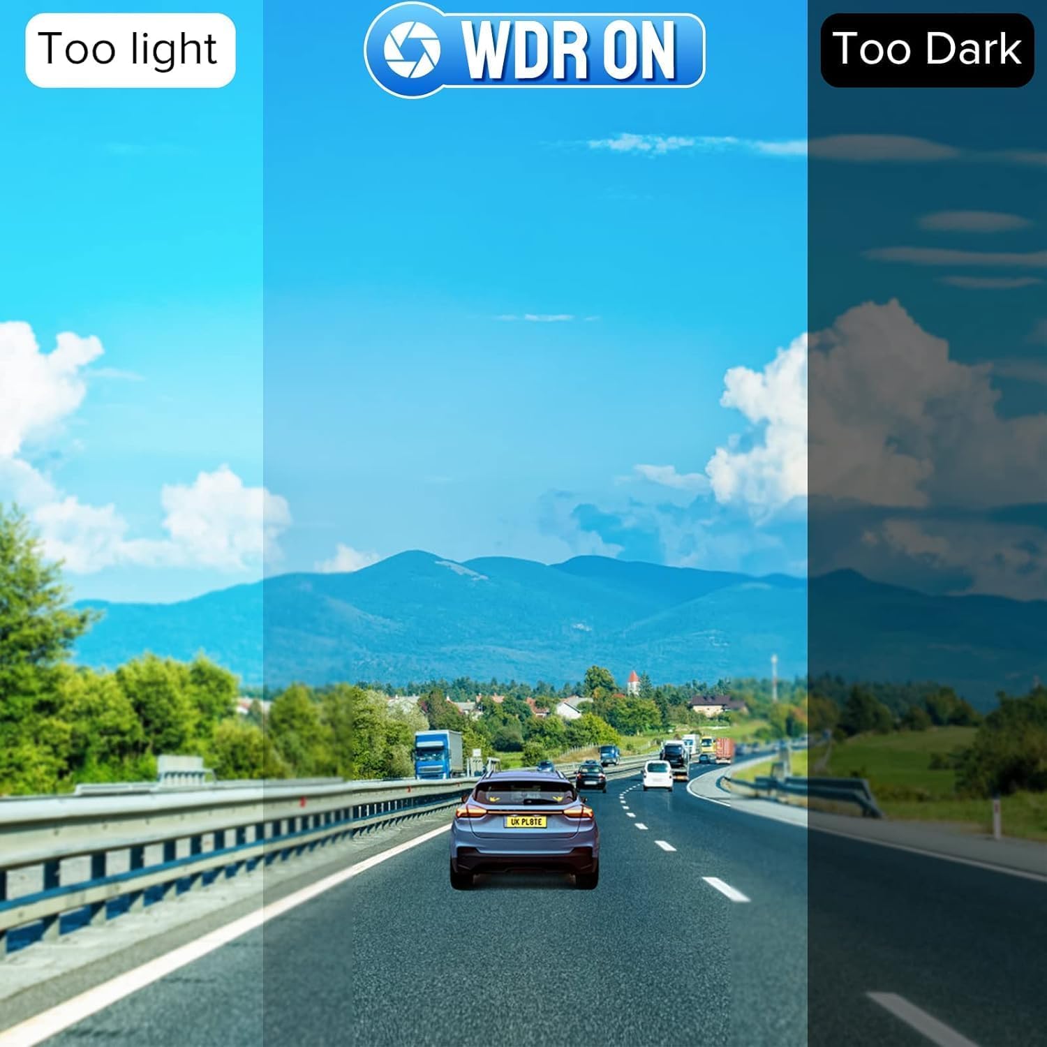 Dash Cam Front And Inside,Dashcams For Cars With 64G Card Traffic Recorder Ir Night Vision Loop Recording G Sensor 24Hr Parking