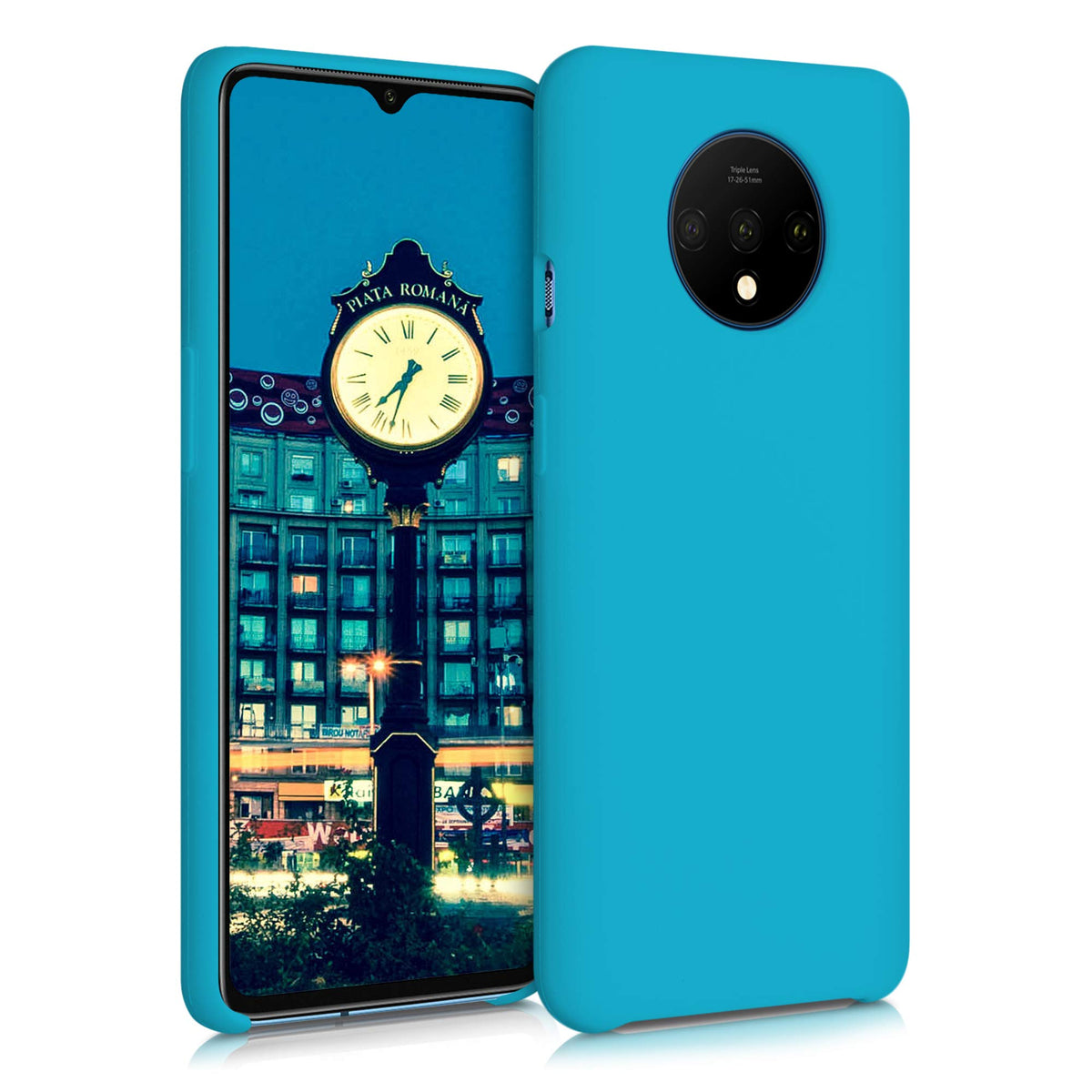 Kwmobile Case Compatible With Oneplus 7T Case   Tpu Silicone Phone Cover With Soft Finish   Black