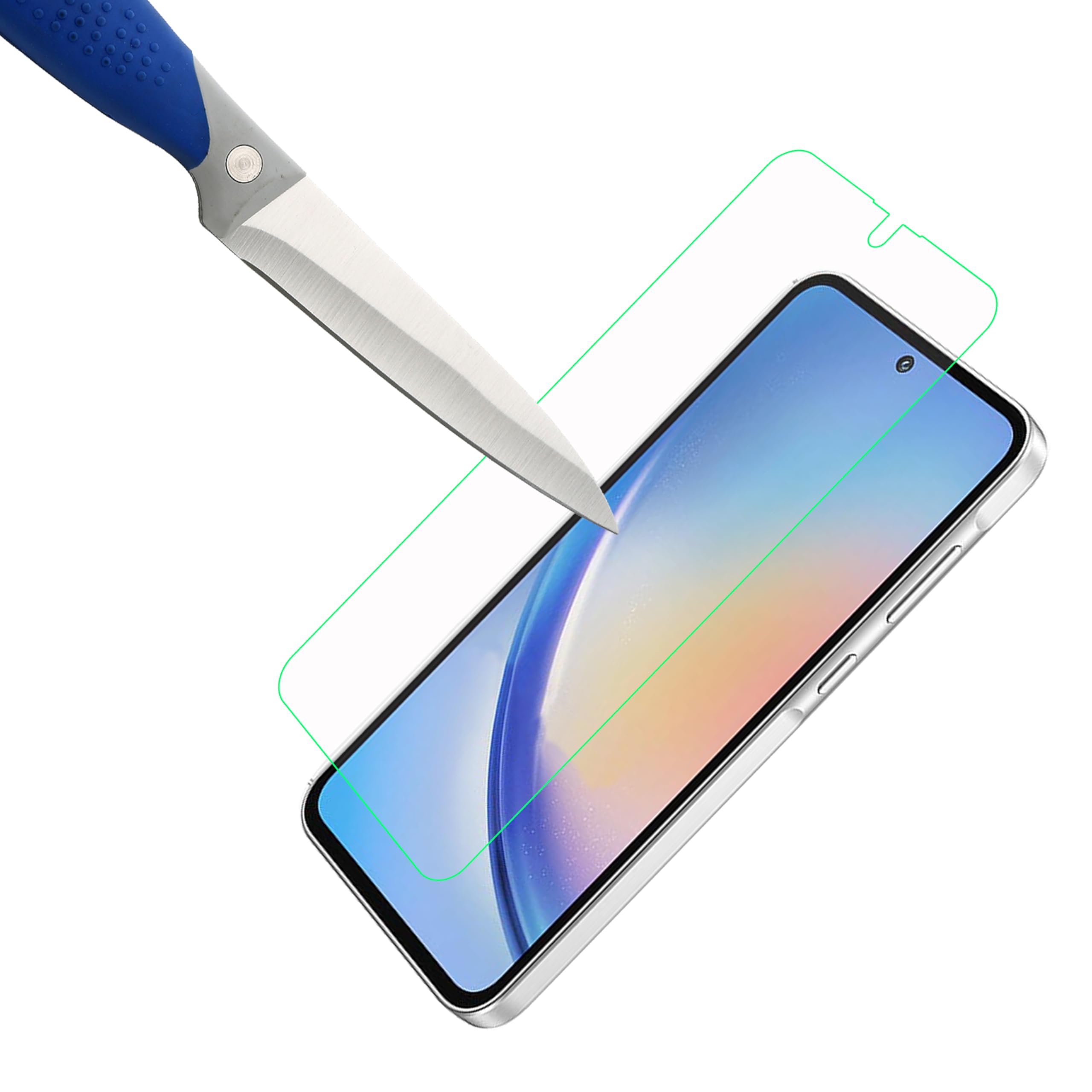 Mr.Shield Screen Protector Compatible With Samsung Galaxy A35 5G [Tempered Glass] [3 Pack] [Japan Glass With 9H Hardness]