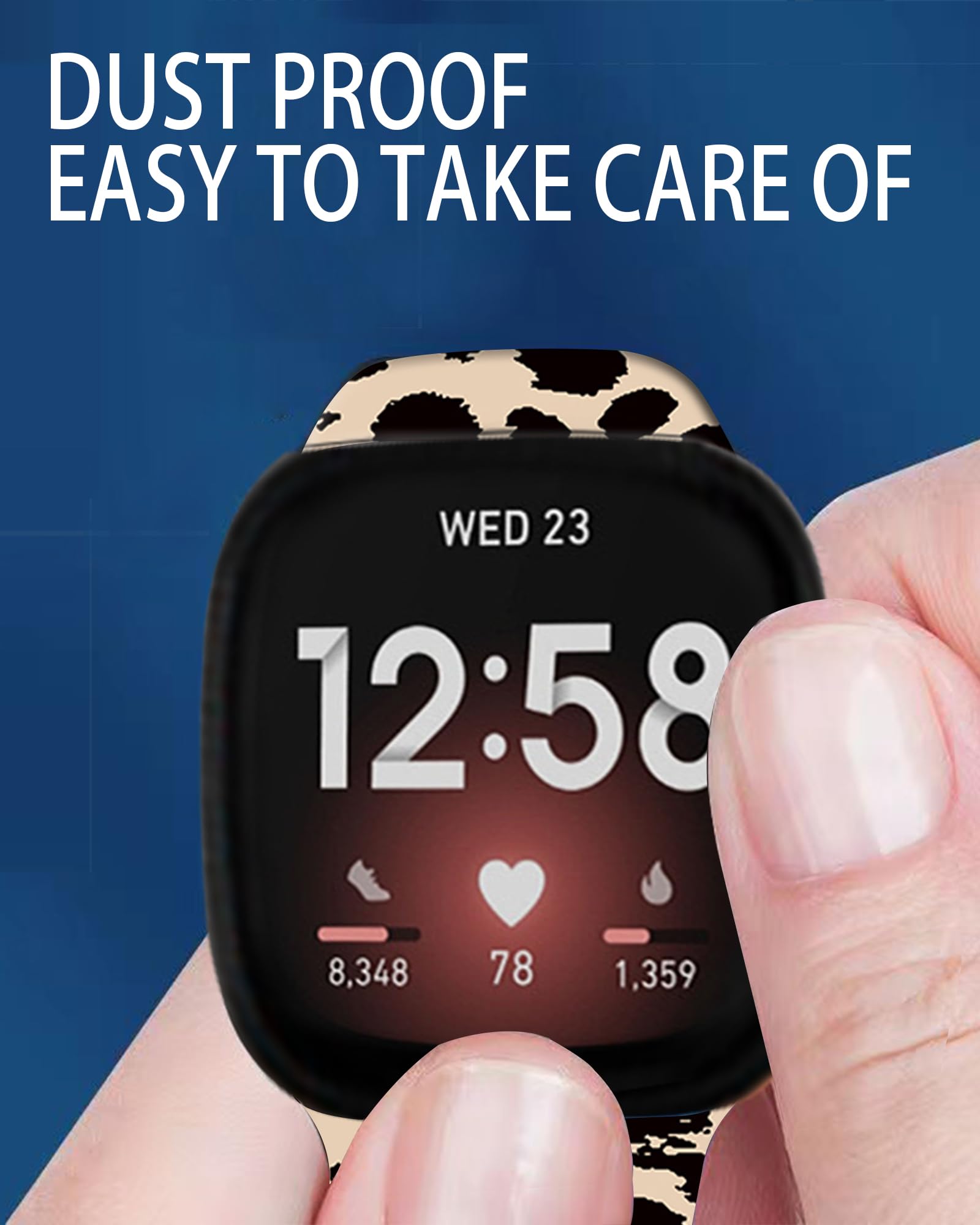 Lnzlking Sport Band Compatible With Versa 4/Versa 3/Sense 2/Sense For Women Men,Elastic Replacement Wristbands Strap For Versa 4